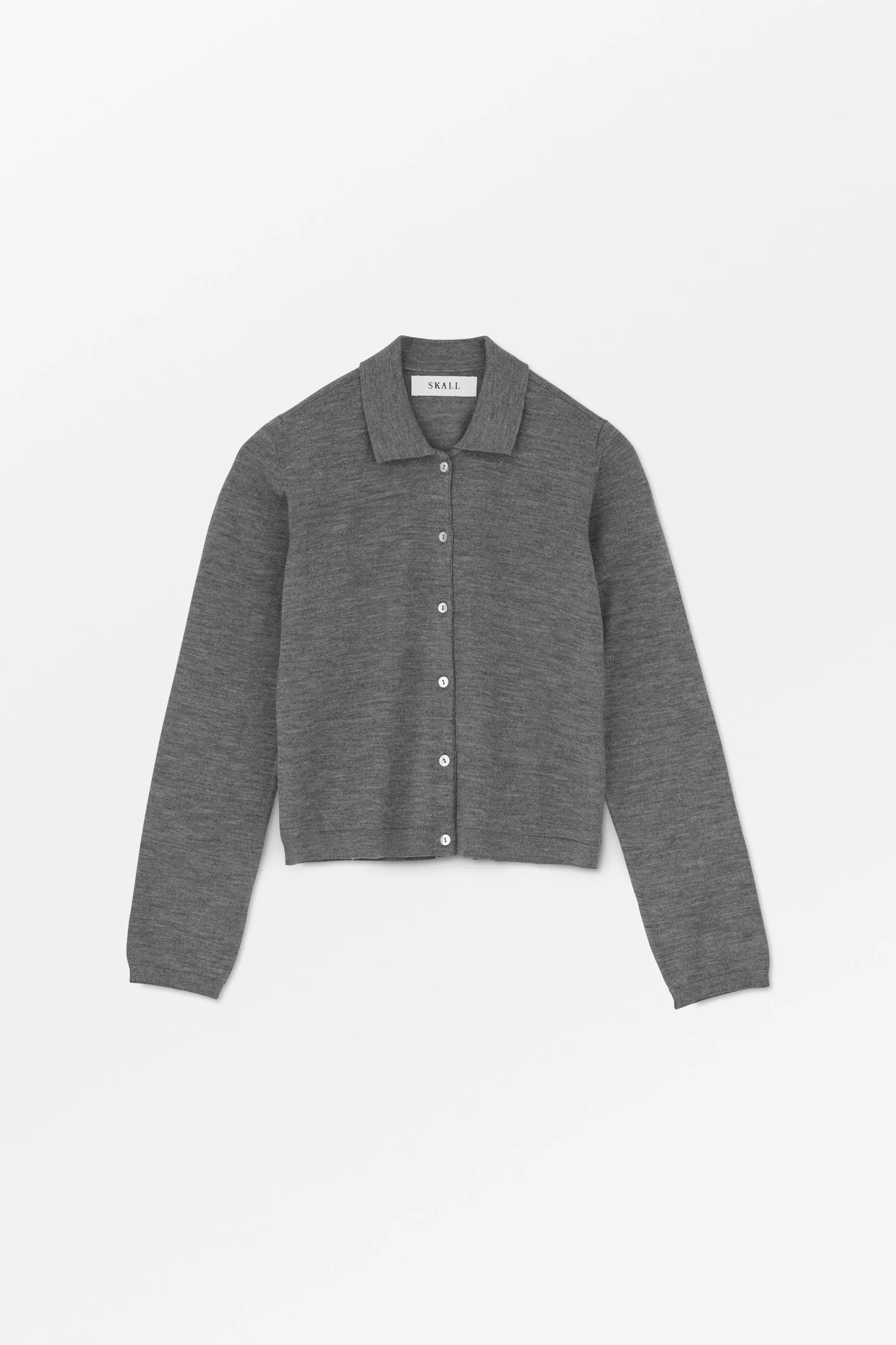 Amethyst cardigan - Grey melange sold by Skall Studio