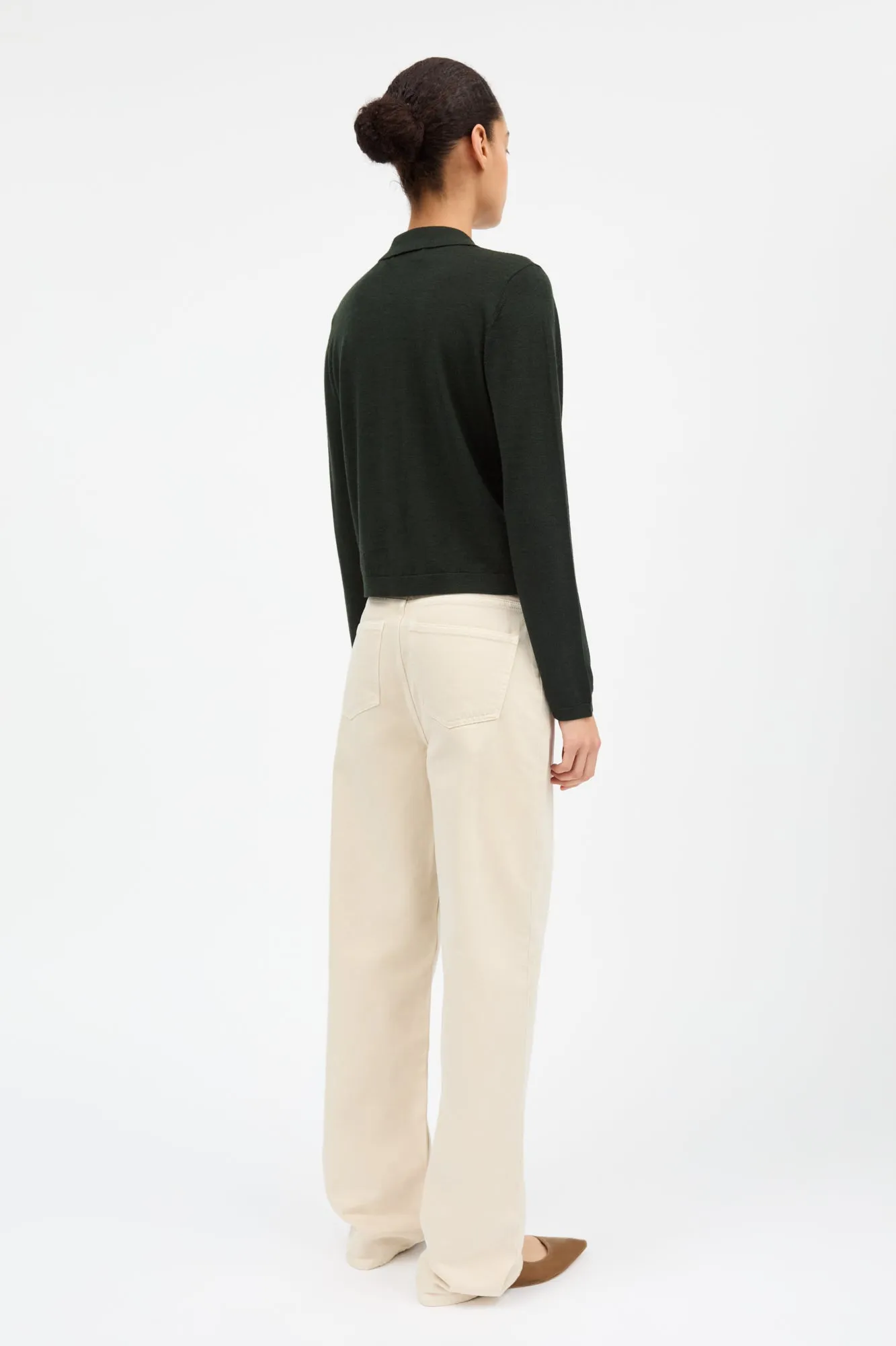 Amethyst cardigan - Dark pine sold by Skall Studio product image thumbnail 4