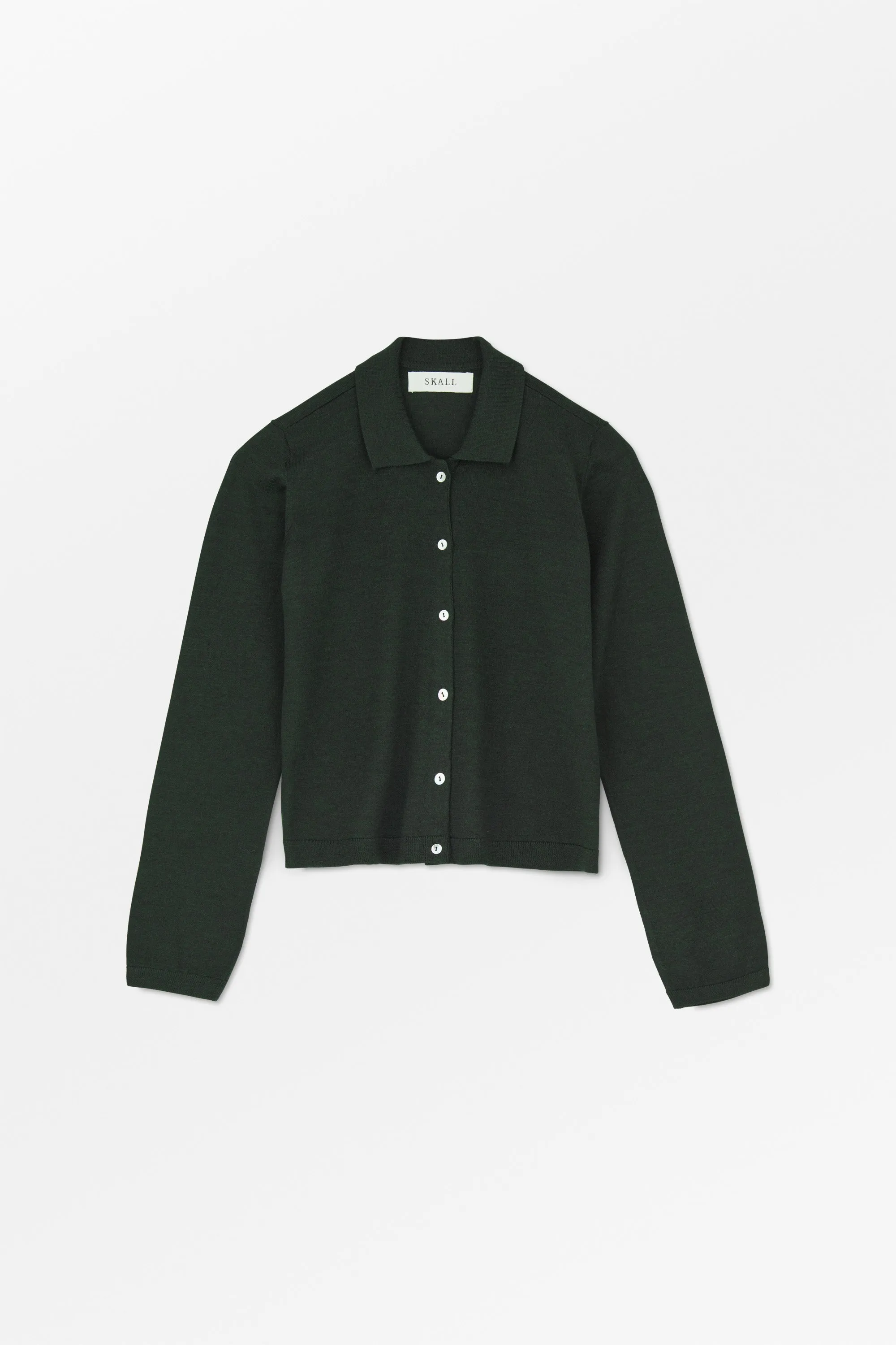 Amethyst cardigan - Dark pine sold by Skall Studio