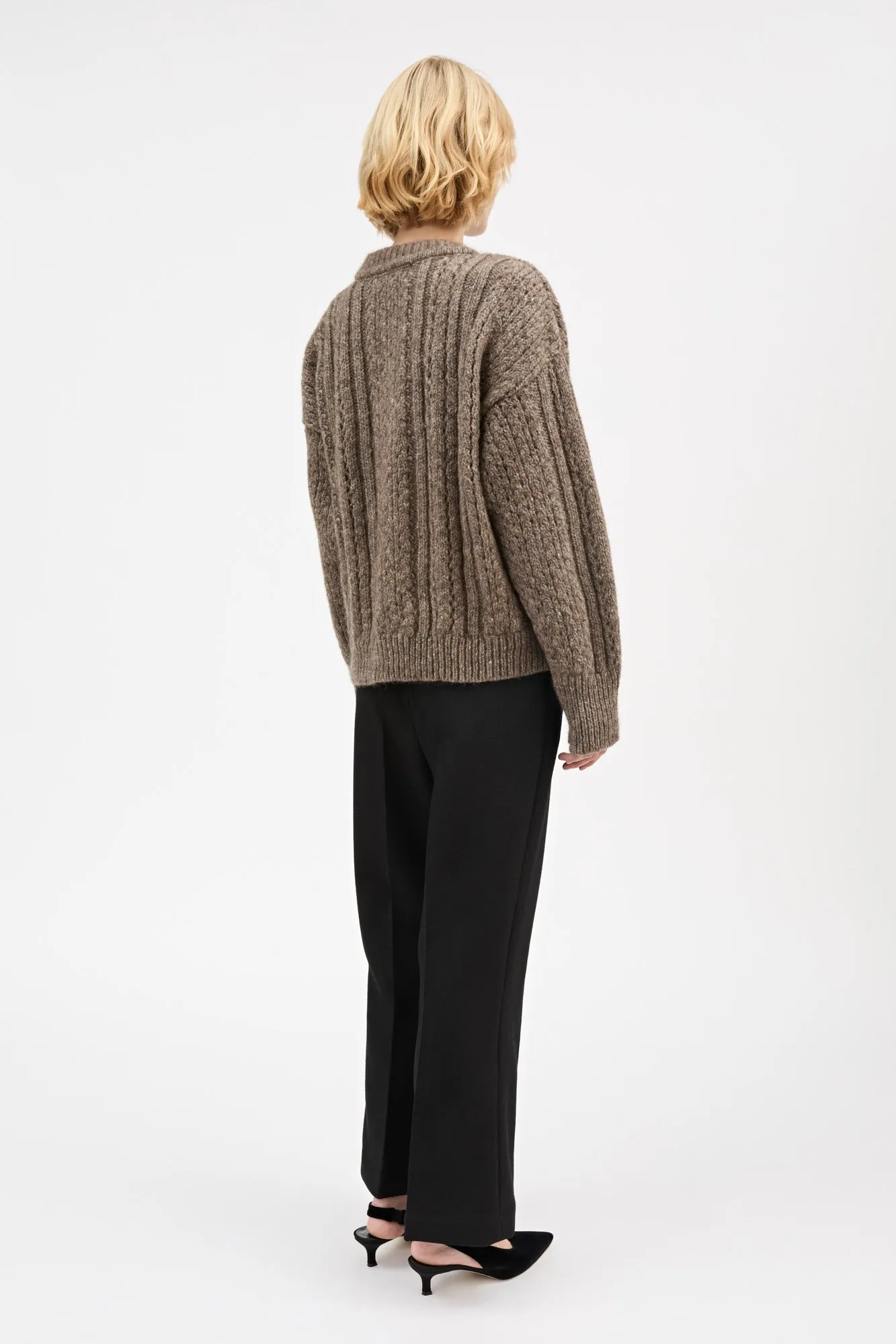 Dagmar cardigan - Light brown sold by Skall Studio product image thumbnail 4