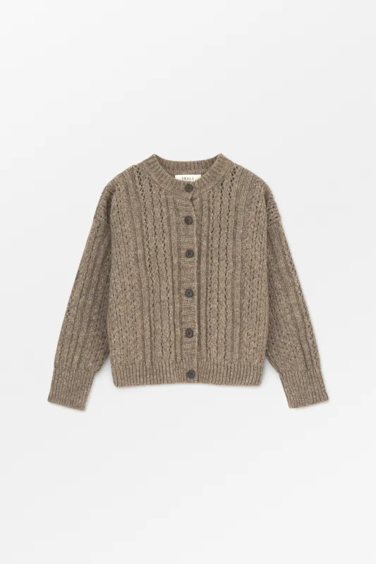 Dagmar cardigan - Light brown made by Skall Studio