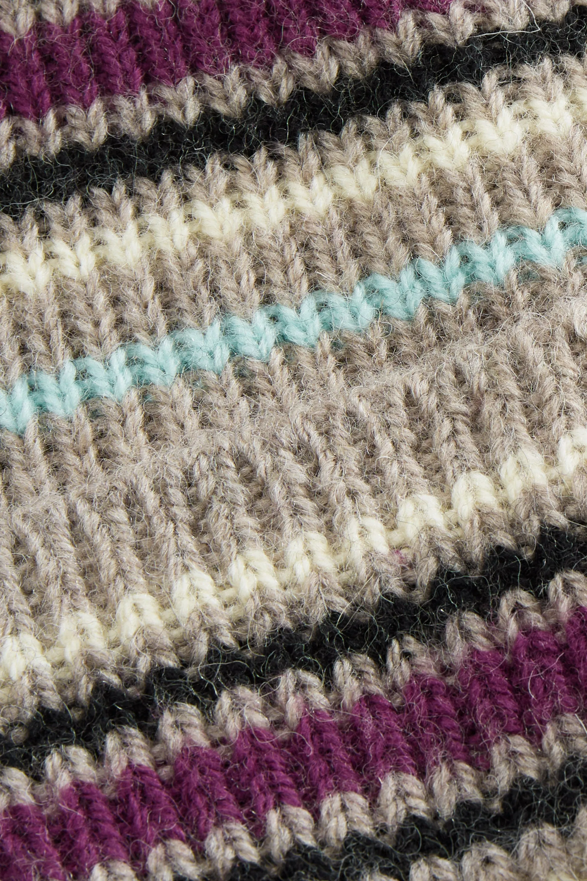 Laura beanie - Brown mélange/Multi sold by Skall Studio product image thumbnail 3