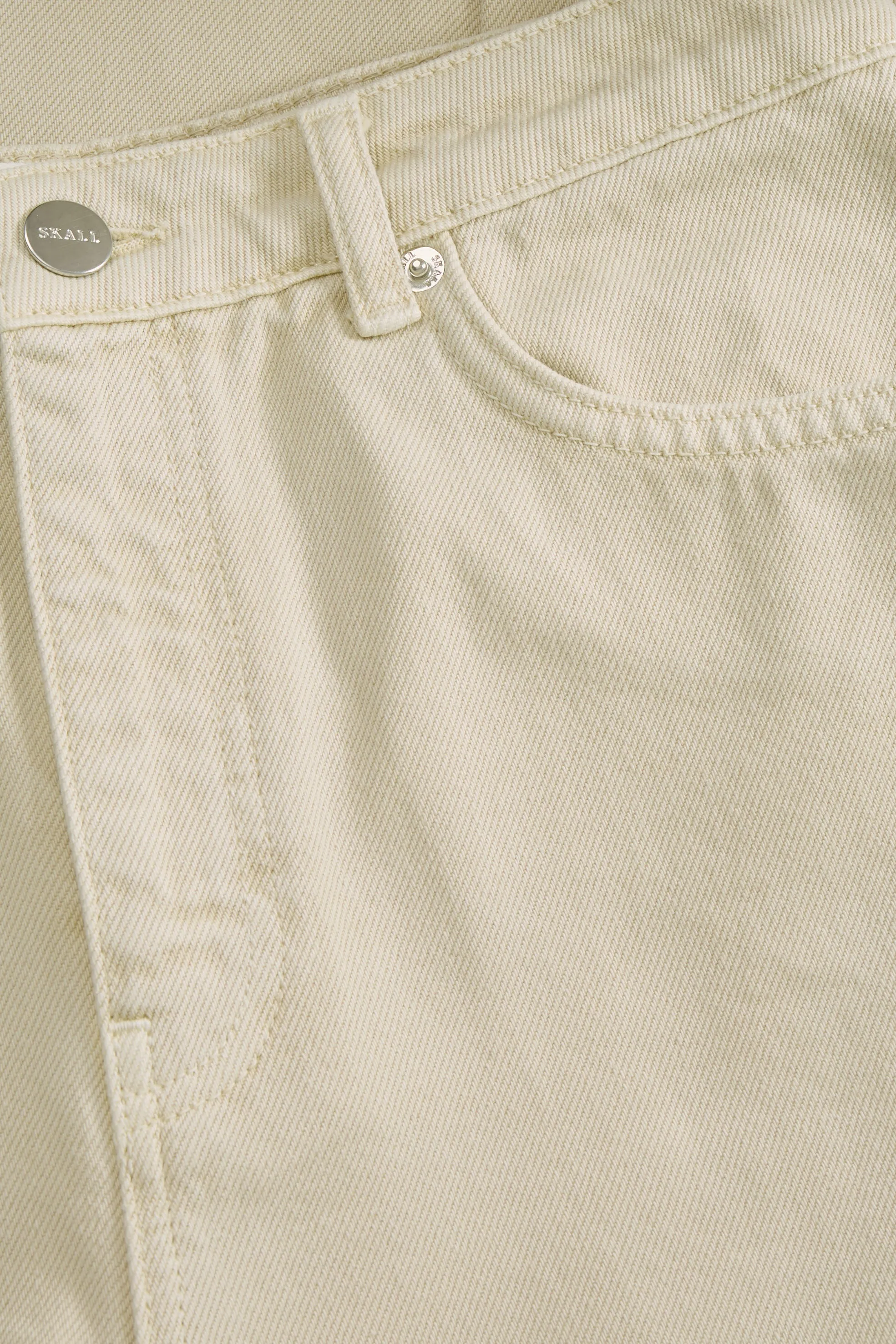 Maddy straight jeans - Beige sold by Skall Studio product image thumbnail 5