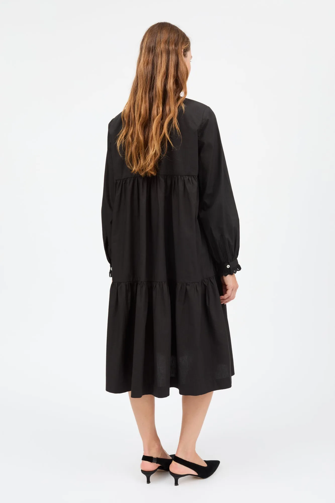 Lulu shirtdress - Black sold by Skall Studio product image thumbnail 4