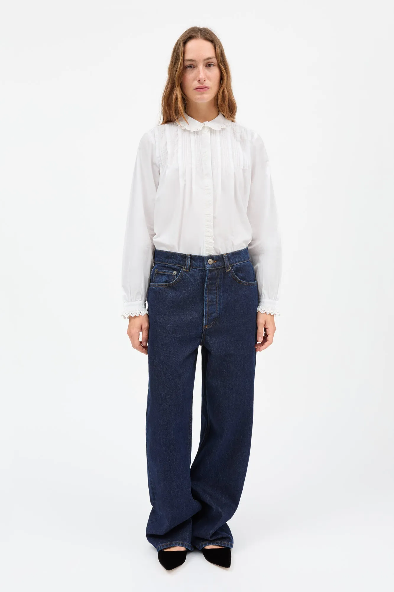 Lulu shirt - Optic white sold by Skall Studio product image thumbnail 3