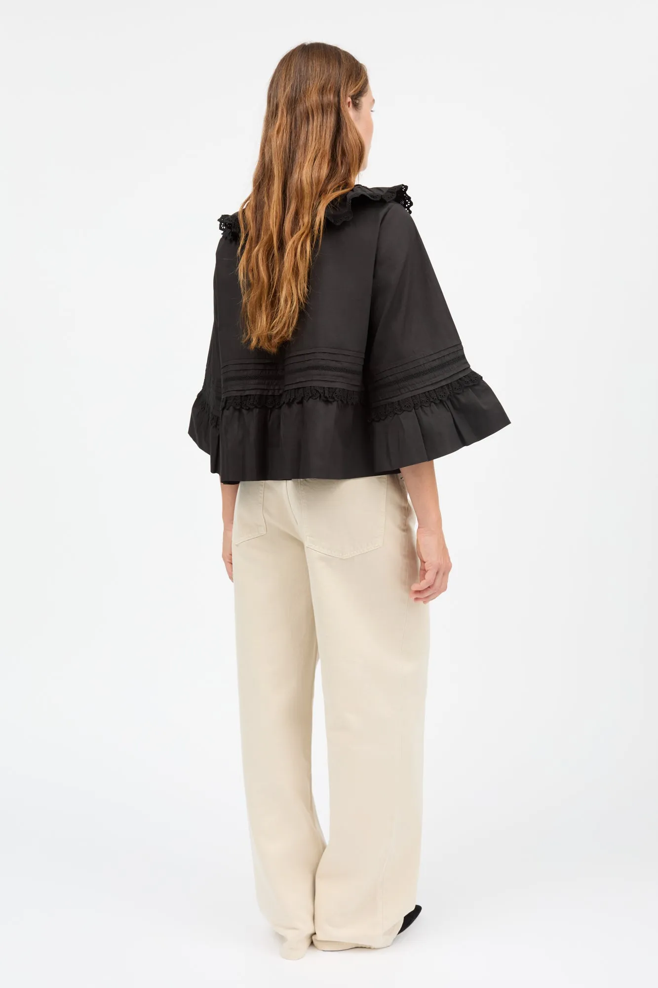 Lulu blouse - Black sold by Skall Studio product image thumbnail 4