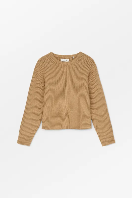 Diana O-neck - Camel made by Skall Studio