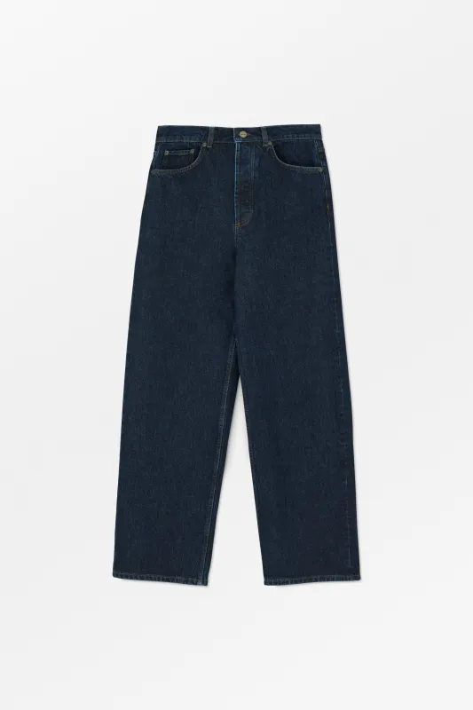 Cole baggy jeans - Indigo blue made by Skall Studio
