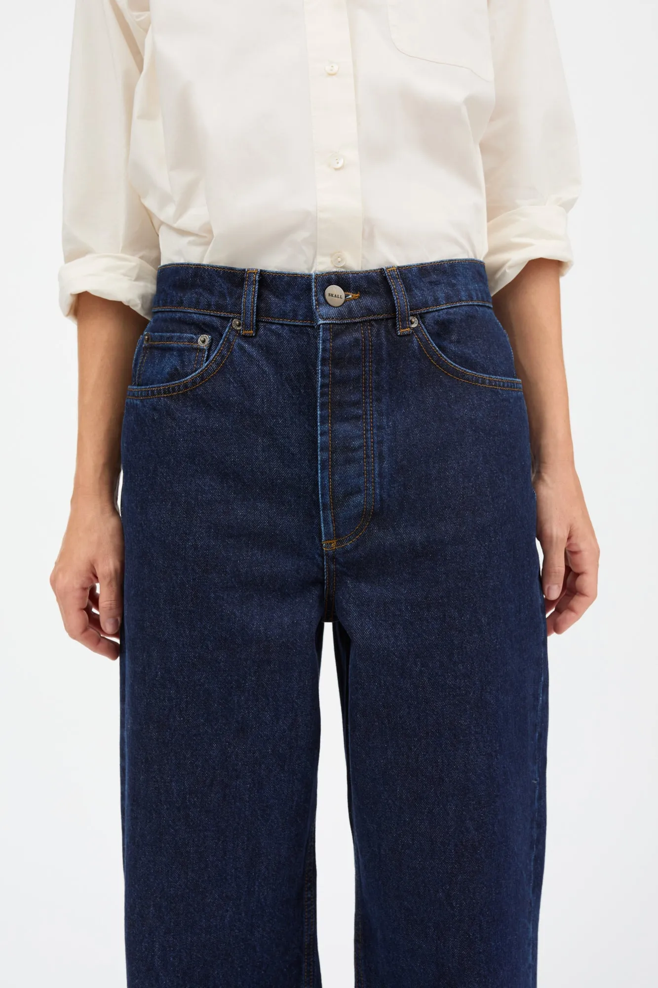 Cole baggy jeans - Indigo blue sold by Skall Studio product image thumbnail 3