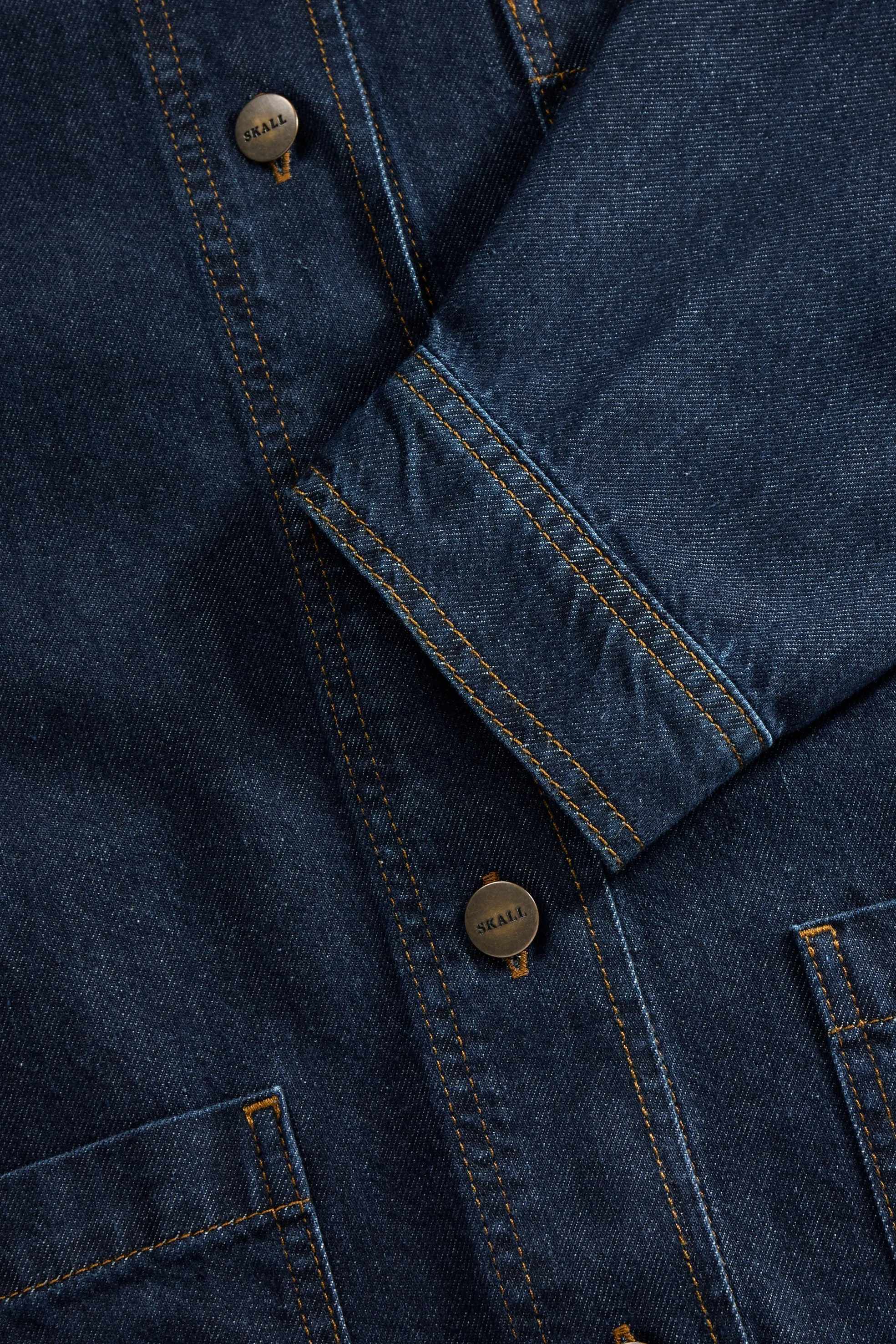 Henny overshirt - Indigo blue sold by Skall Studio product image thumbnail 5