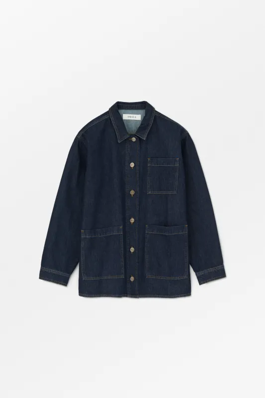 Henny overshirt - Indigo blue made by Skall Studio