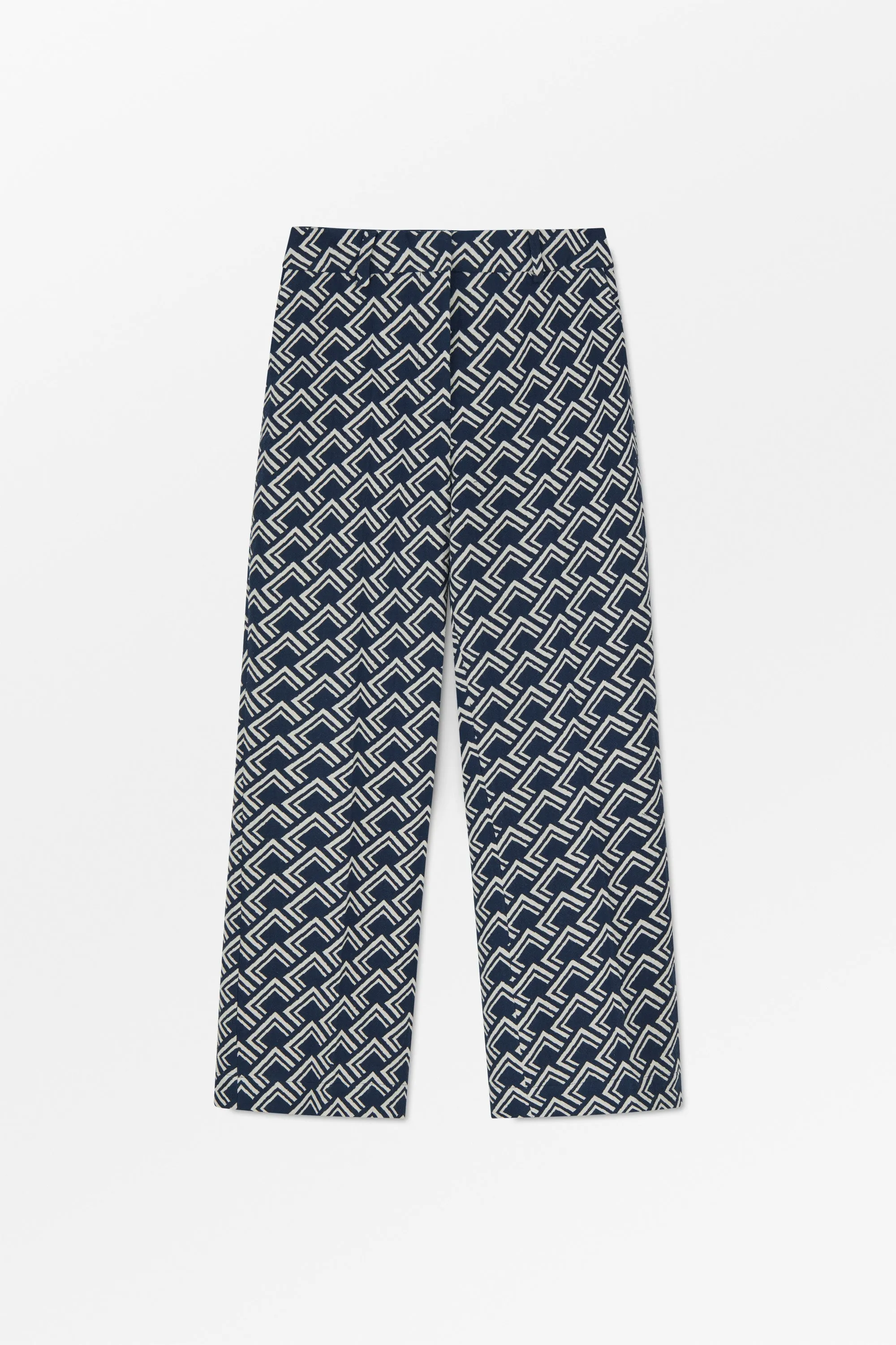 Wallace trousers - Navy/Beige sold by Skall Studio