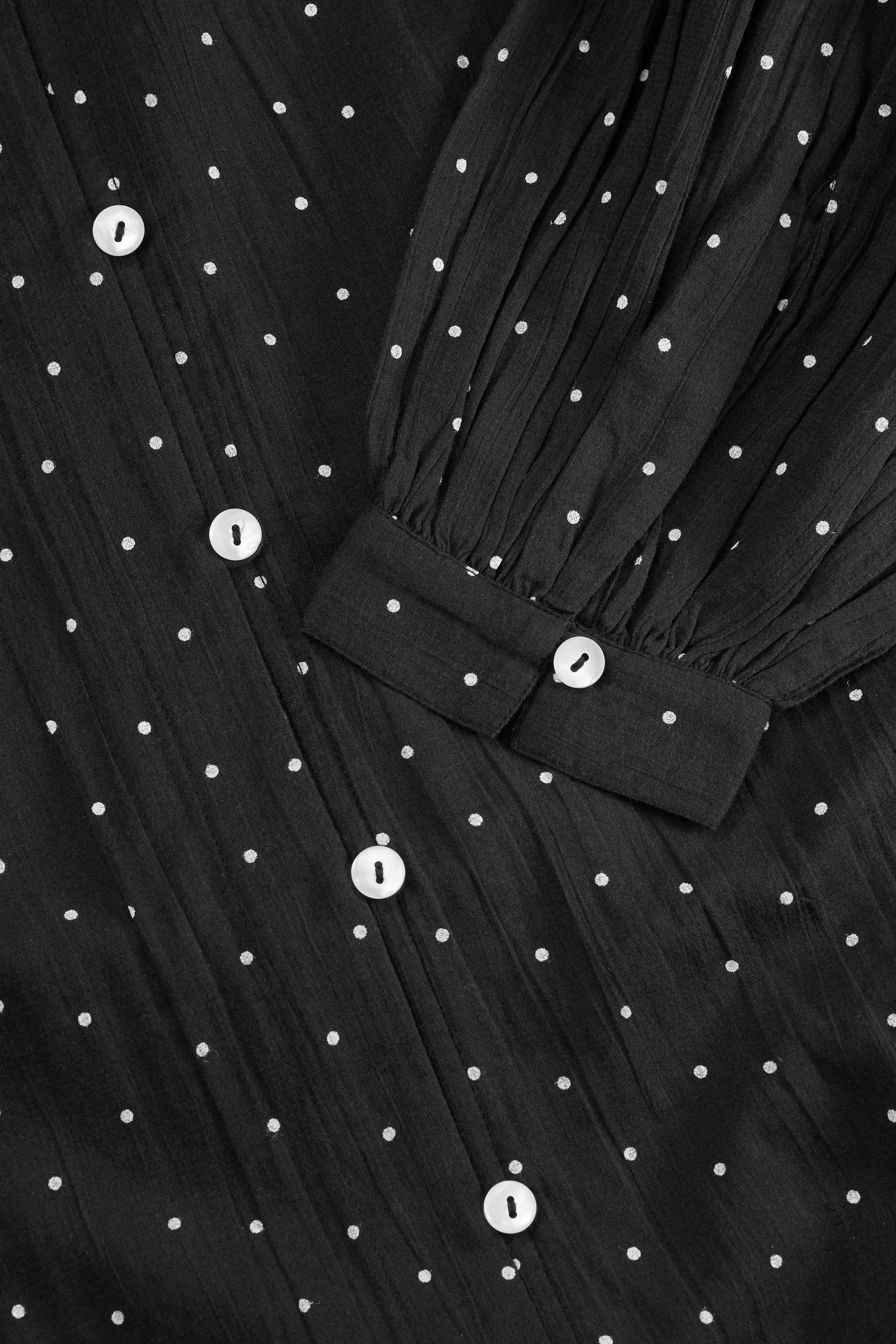 Lilou dress - Black/White dot sold by Skall Studio product image thumbnail 5