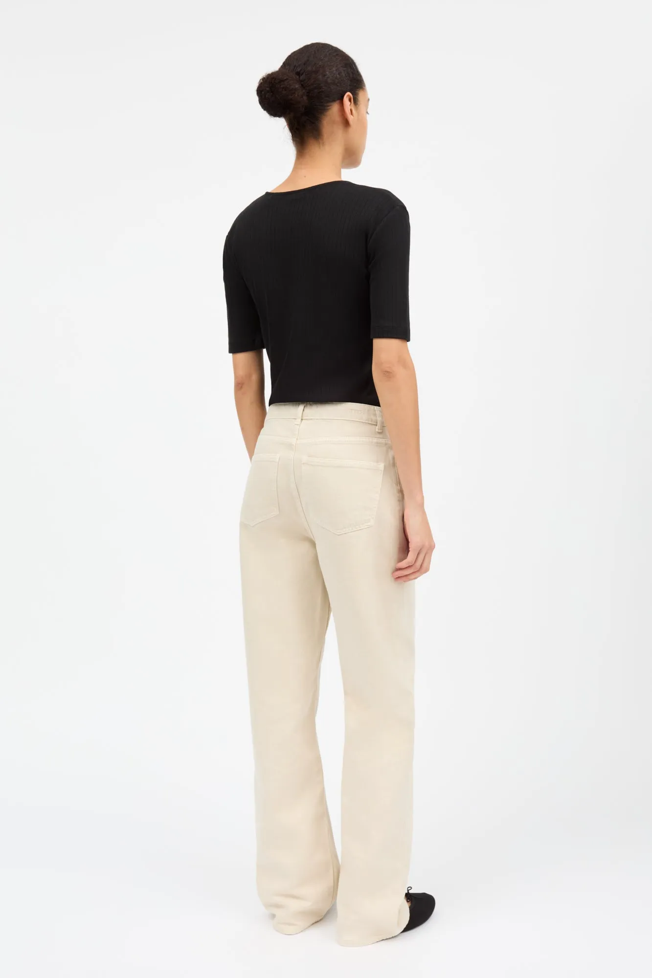 Liv henley tee - Black sold by Skall Studio product image thumbnail 4