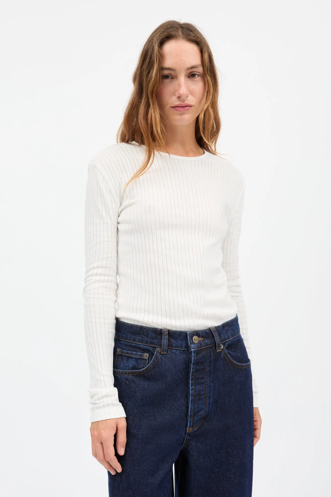 Liv blouse - Optic white sold by Skall Studio product image thumbnail 2