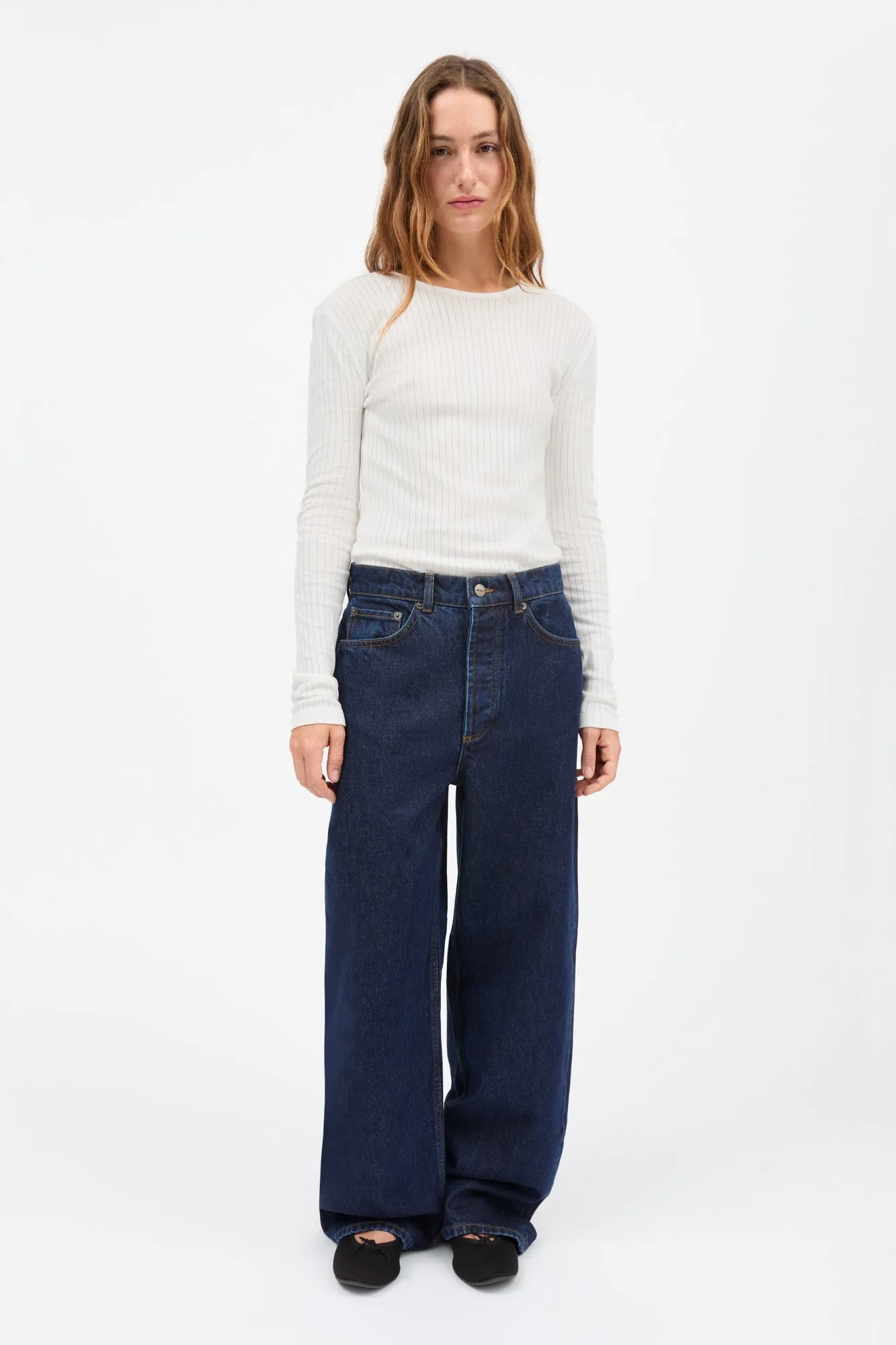 Liv blouse - Optic white sold by Skall Studio product image thumbnail 3