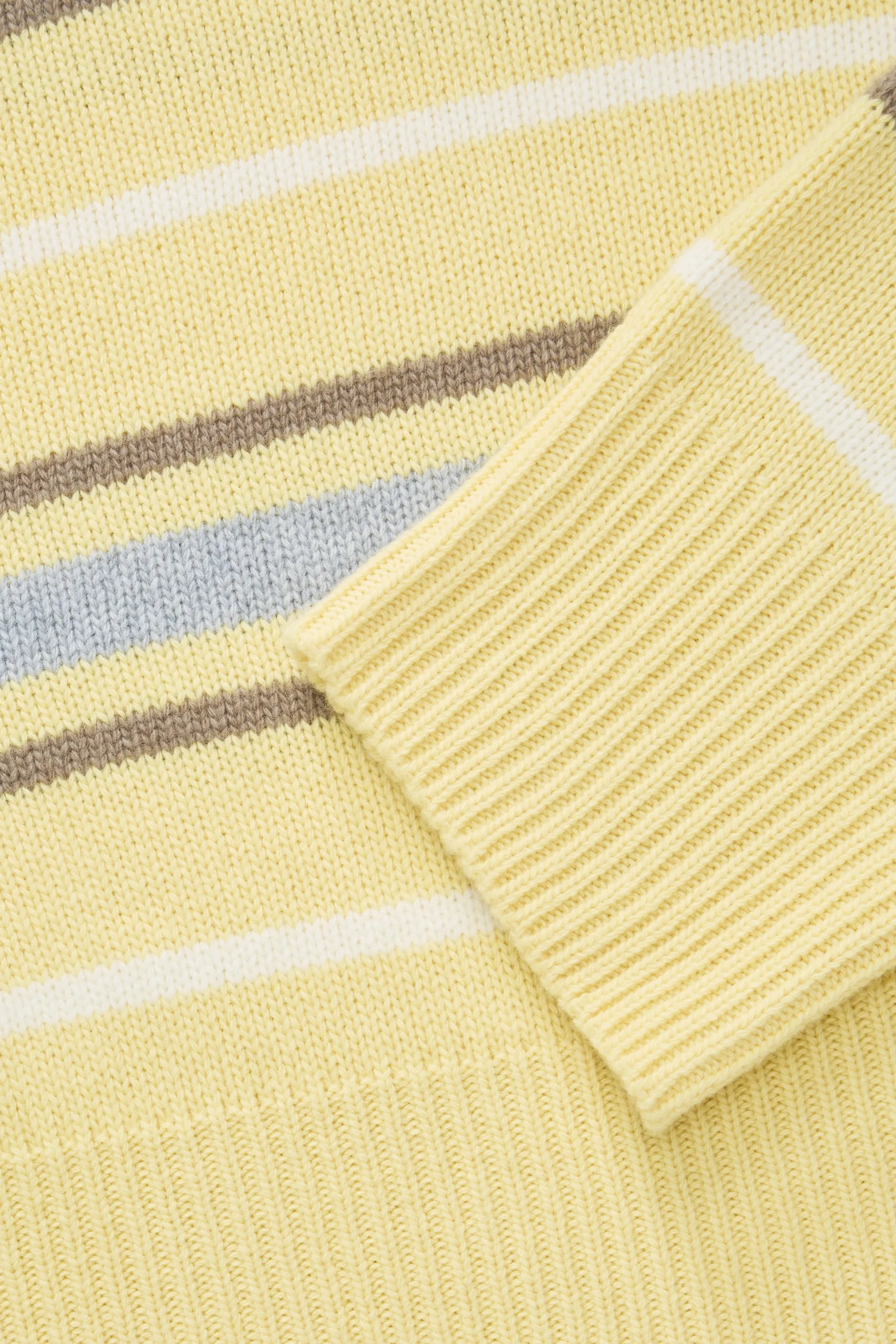 Cannes Jumper - Yellow/Grey stripe sold by Skall Studio product image thumbnail 5