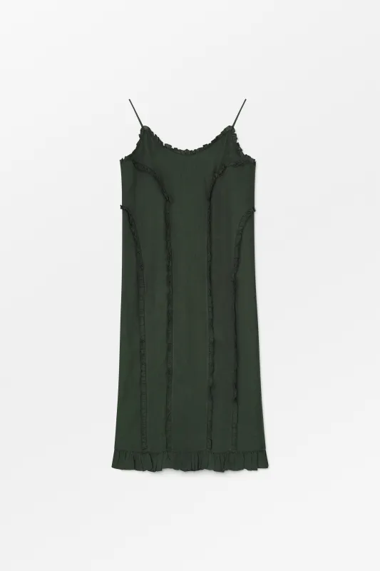 Madeleine dress - Dark pine made by Skall Studio