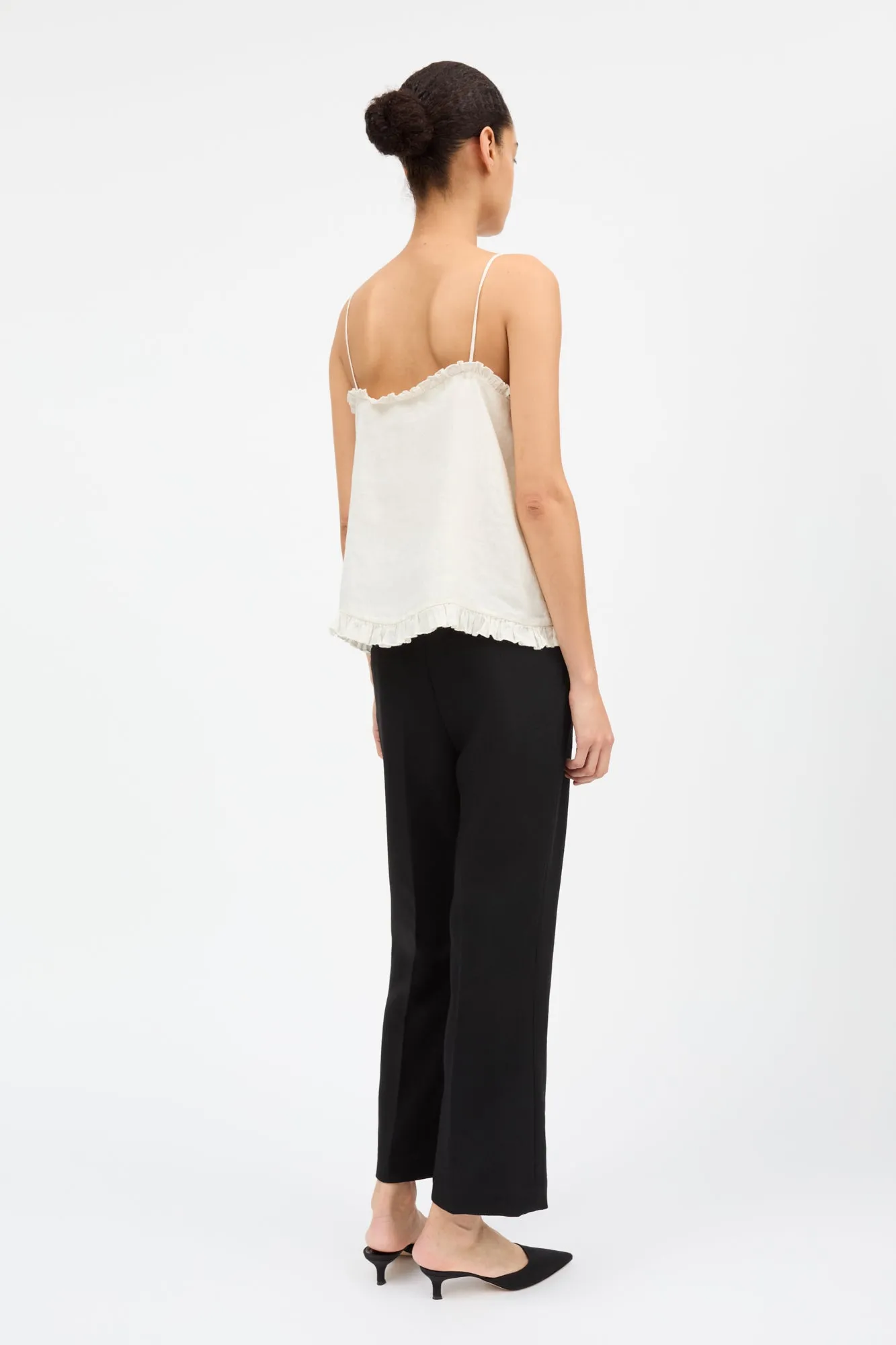 Madeleine cami top - Ecru sold by Skall Studio product image thumbnail 4