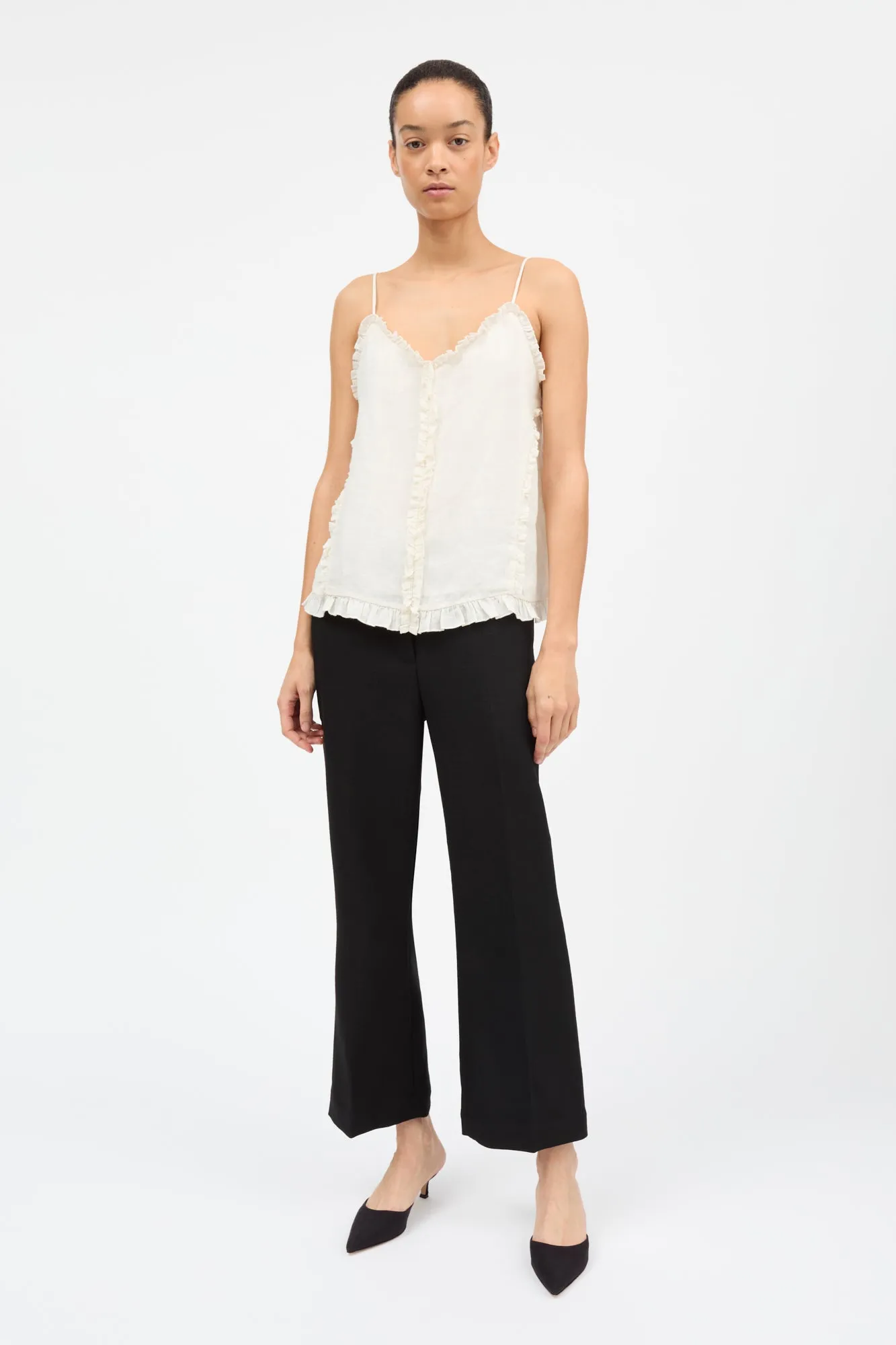Madeleine cami top - Ecru sold by Skall Studio product image thumbnail 3