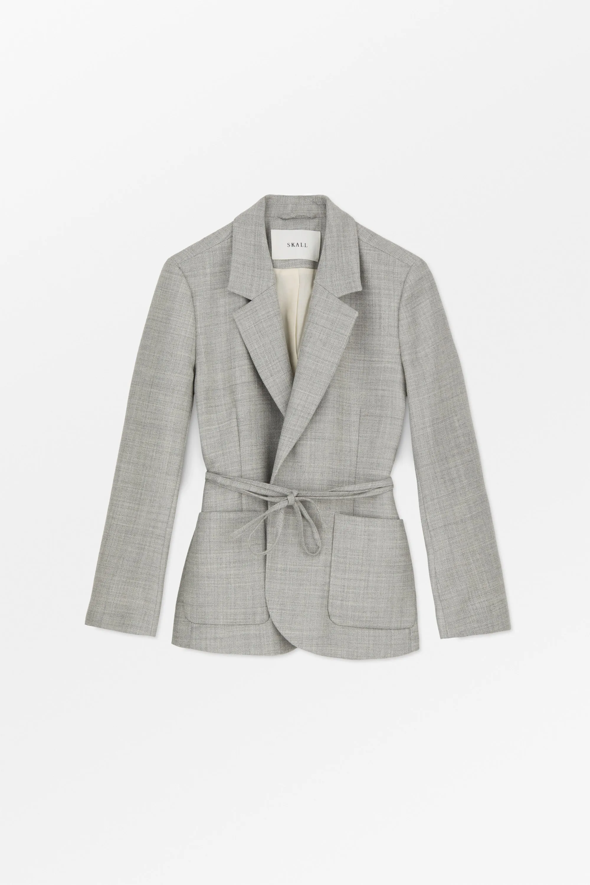 Bella blazer - Light grey mélange sold by Skall Studio