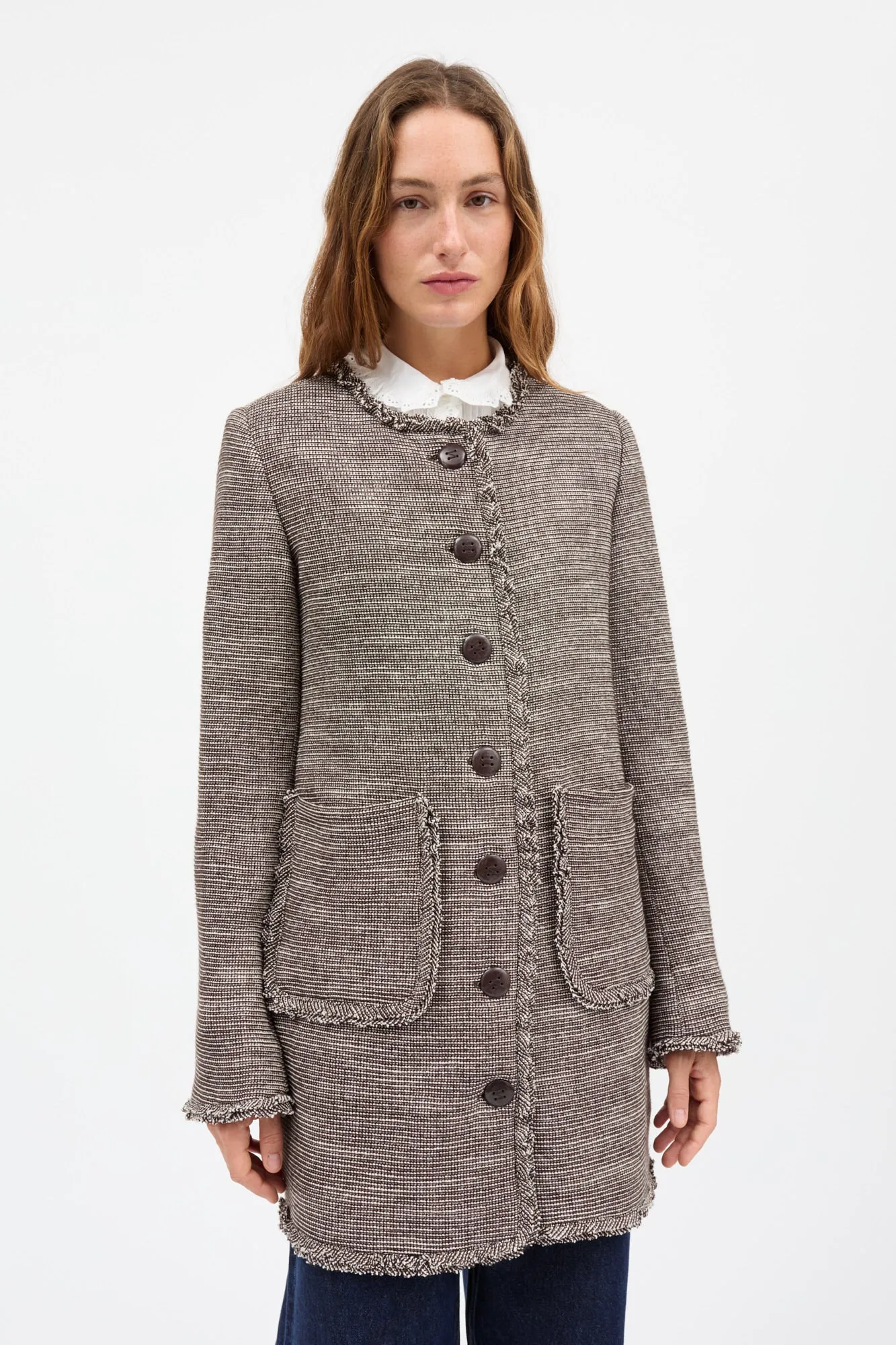 Rosa blazer - Brown/Ecru sold by Skall Studio product image thumbnail 2