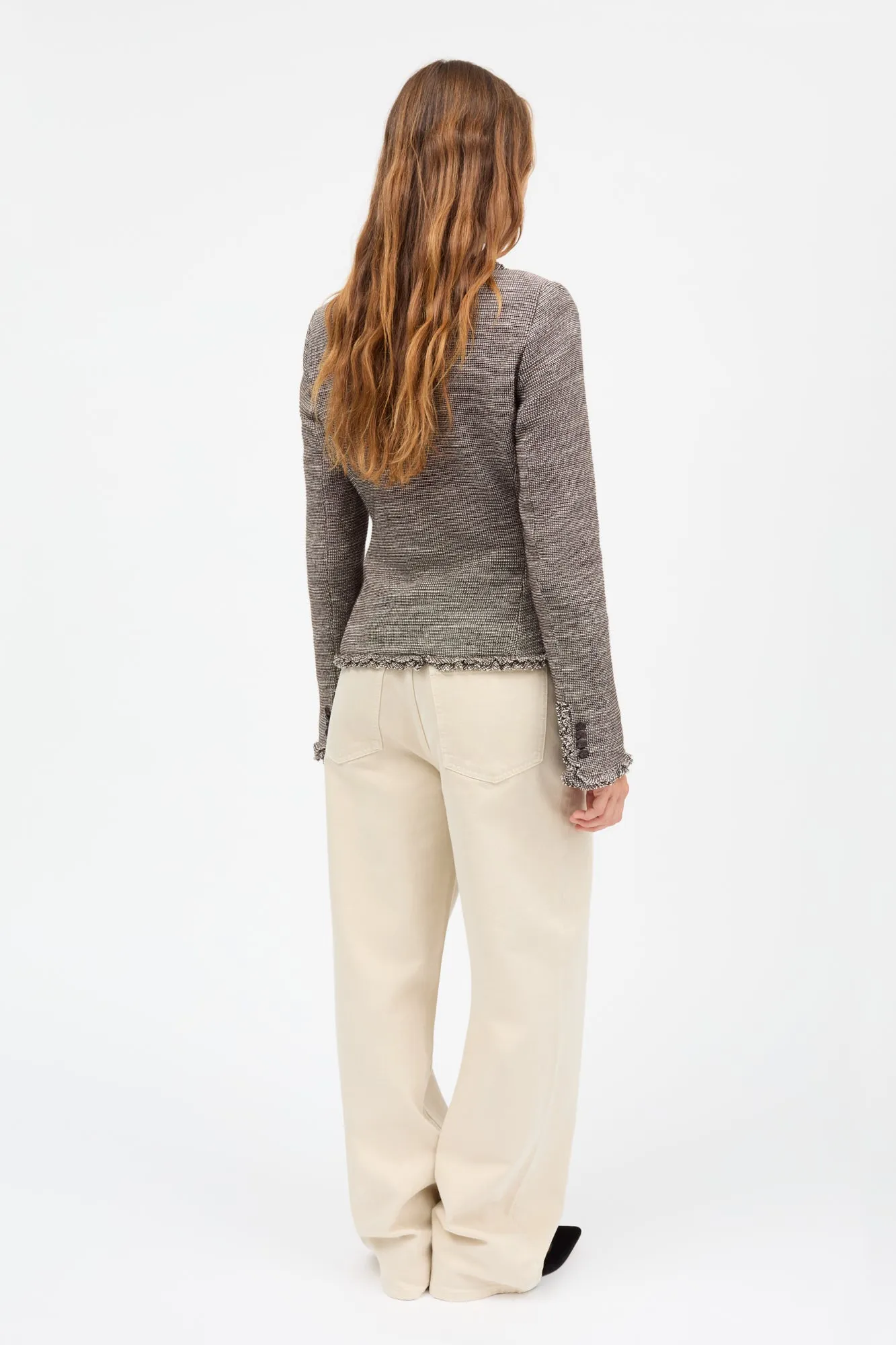 Rosa jacket - Brown/Ecru sold by Skall Studio product image thumbnail 4