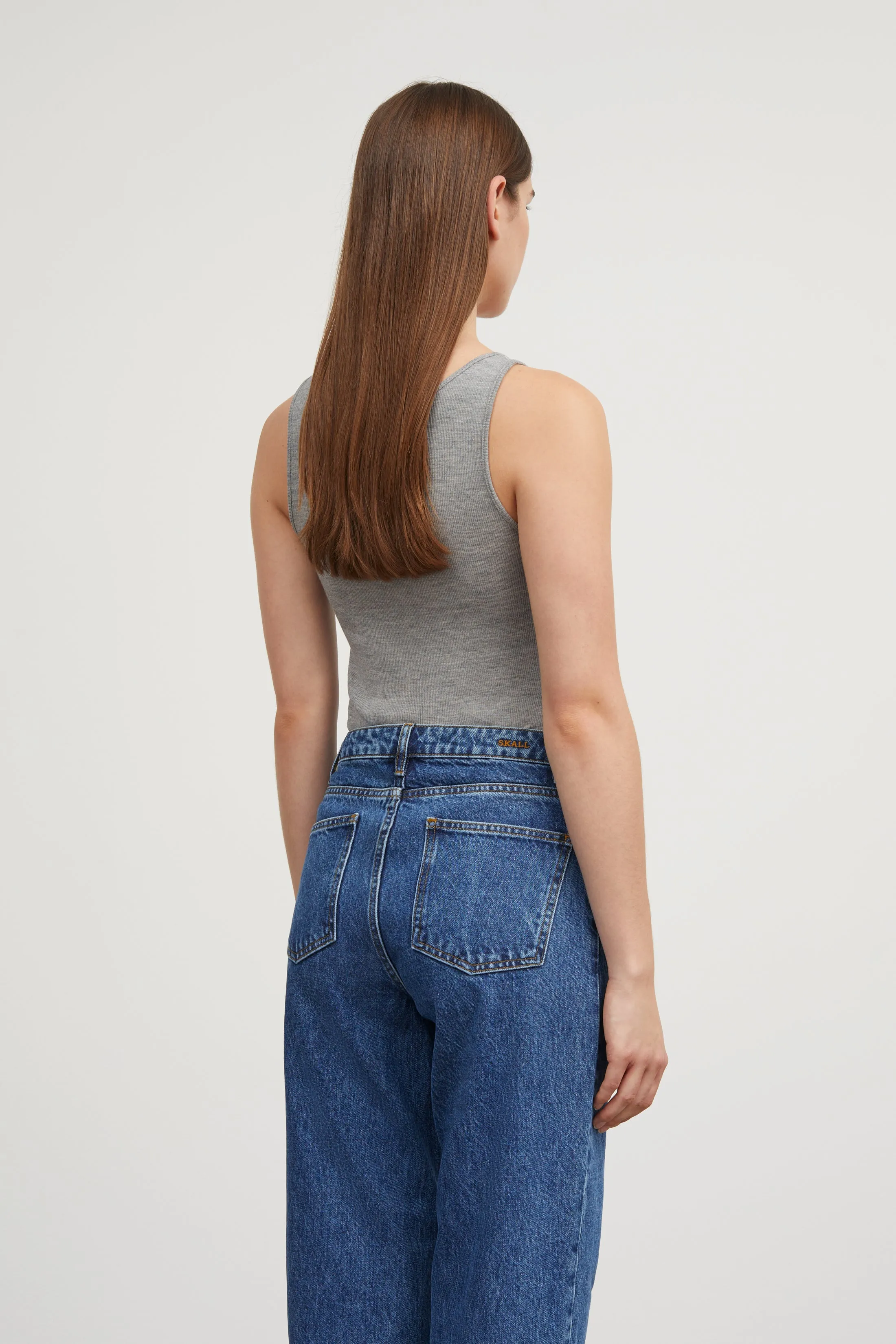 Amy Top - Grey melange sold by Skall Studio product image thumbnail 3