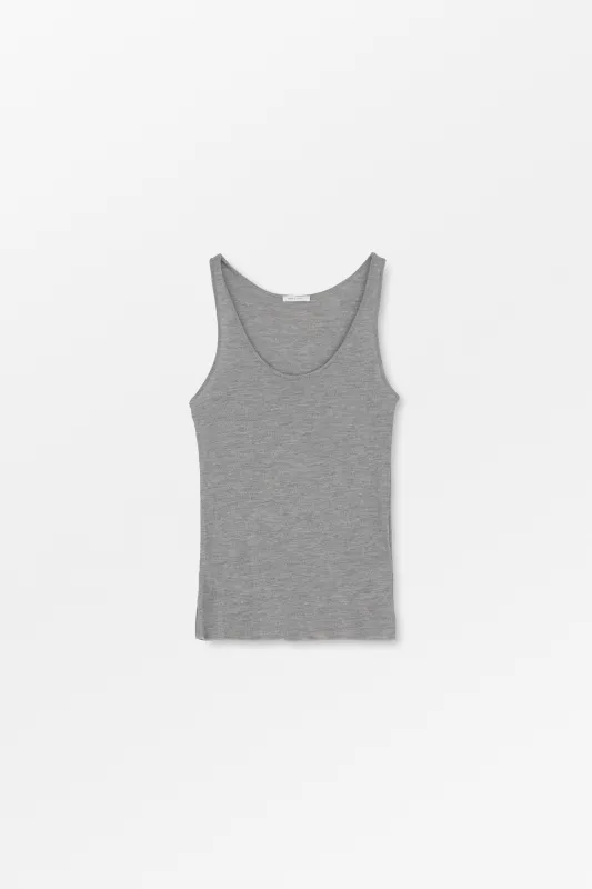 Amy Top - Grey melange sold by Skall Studio