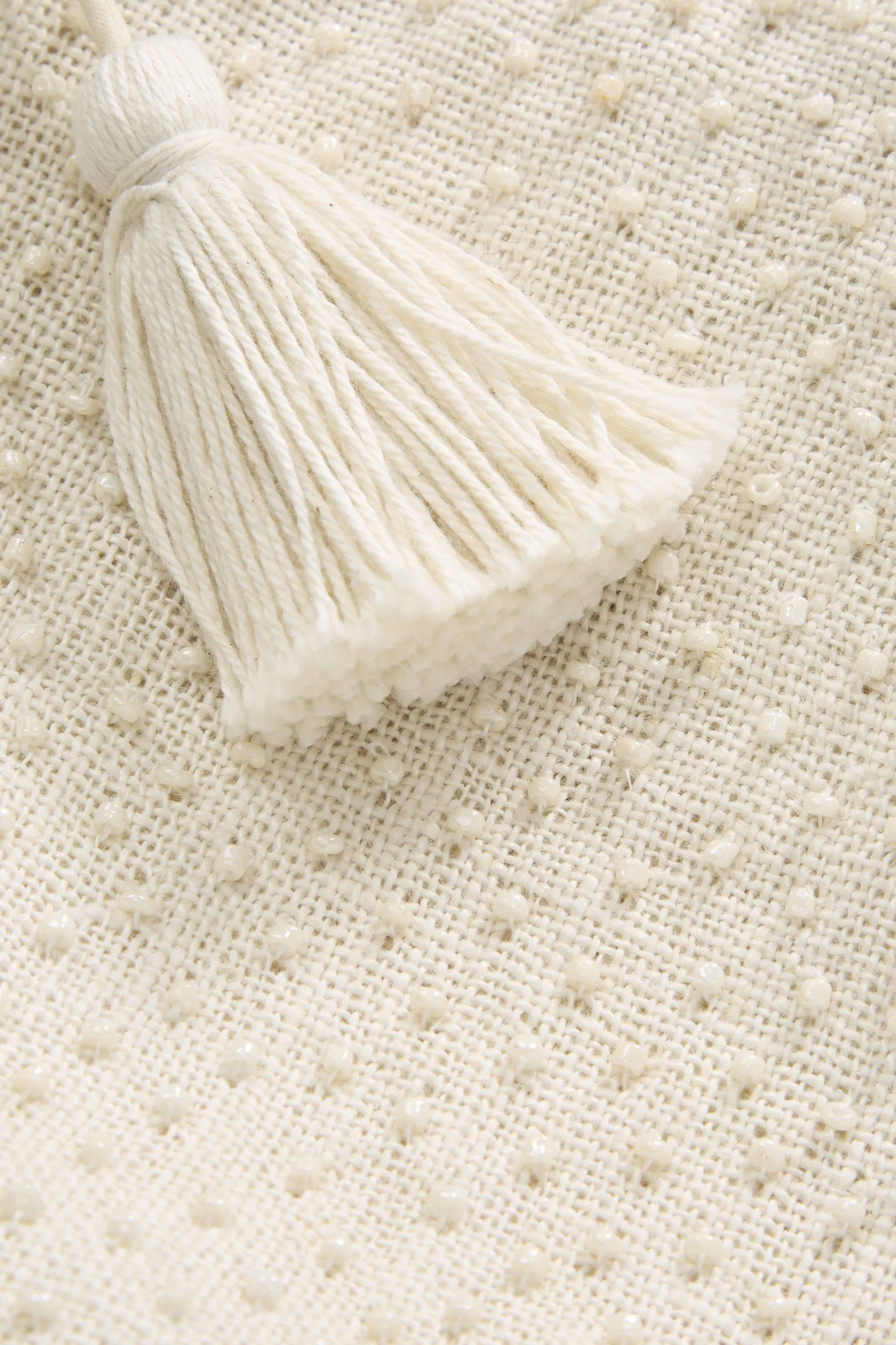 Fountain Bead Bag - Ecru sold by Skall Studio product image thumbnail 3