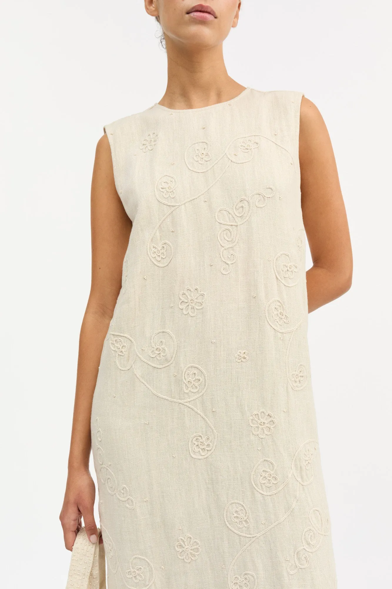 Fountain dress - Ecru sold by Skall Studio product image thumbnail 3