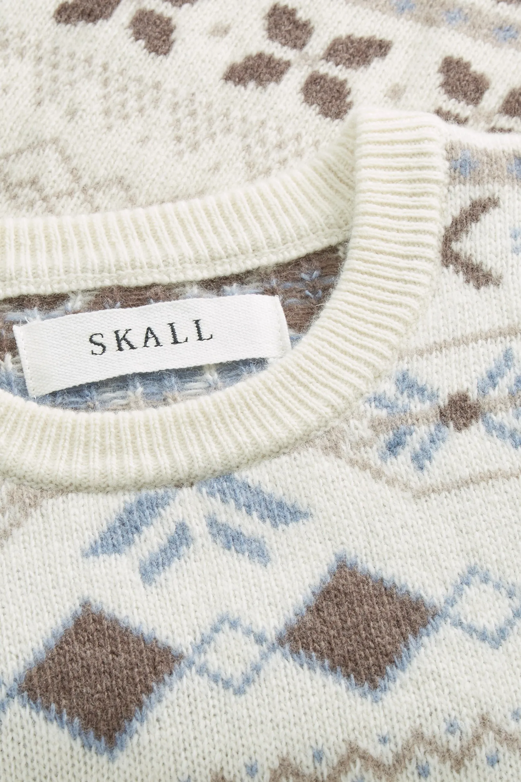 Vero vest - Brown/Ecru jacquard sold by Skall Studio product image thumbnail 5