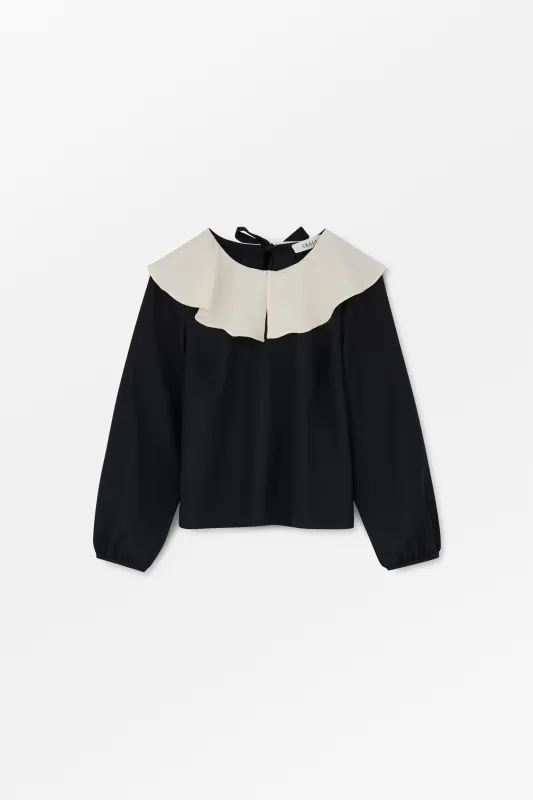 Cherie blouse - Black sold by Skall Studio