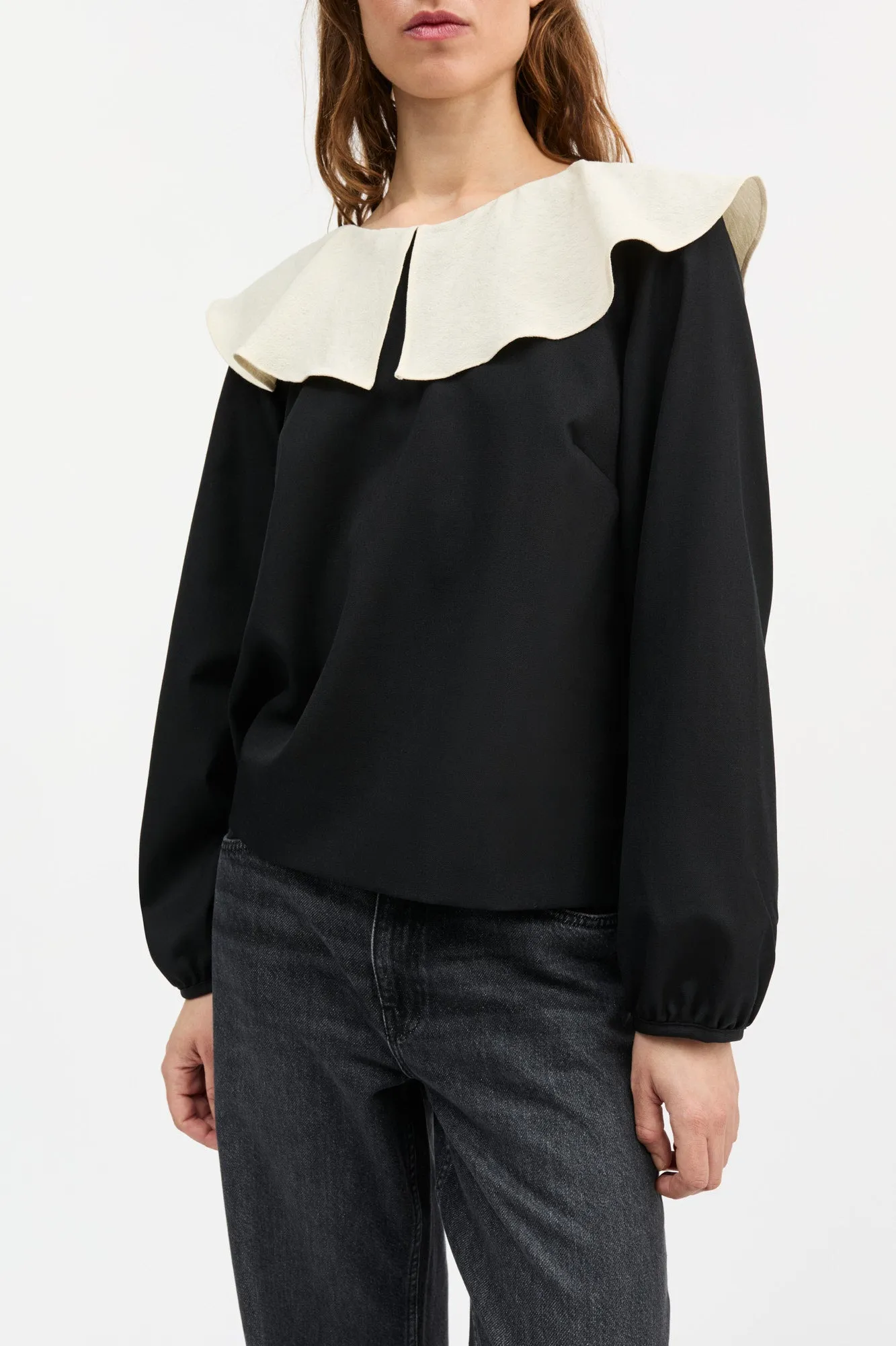 Cherie blouse - Black sold by Skall Studio product image thumbnail 2