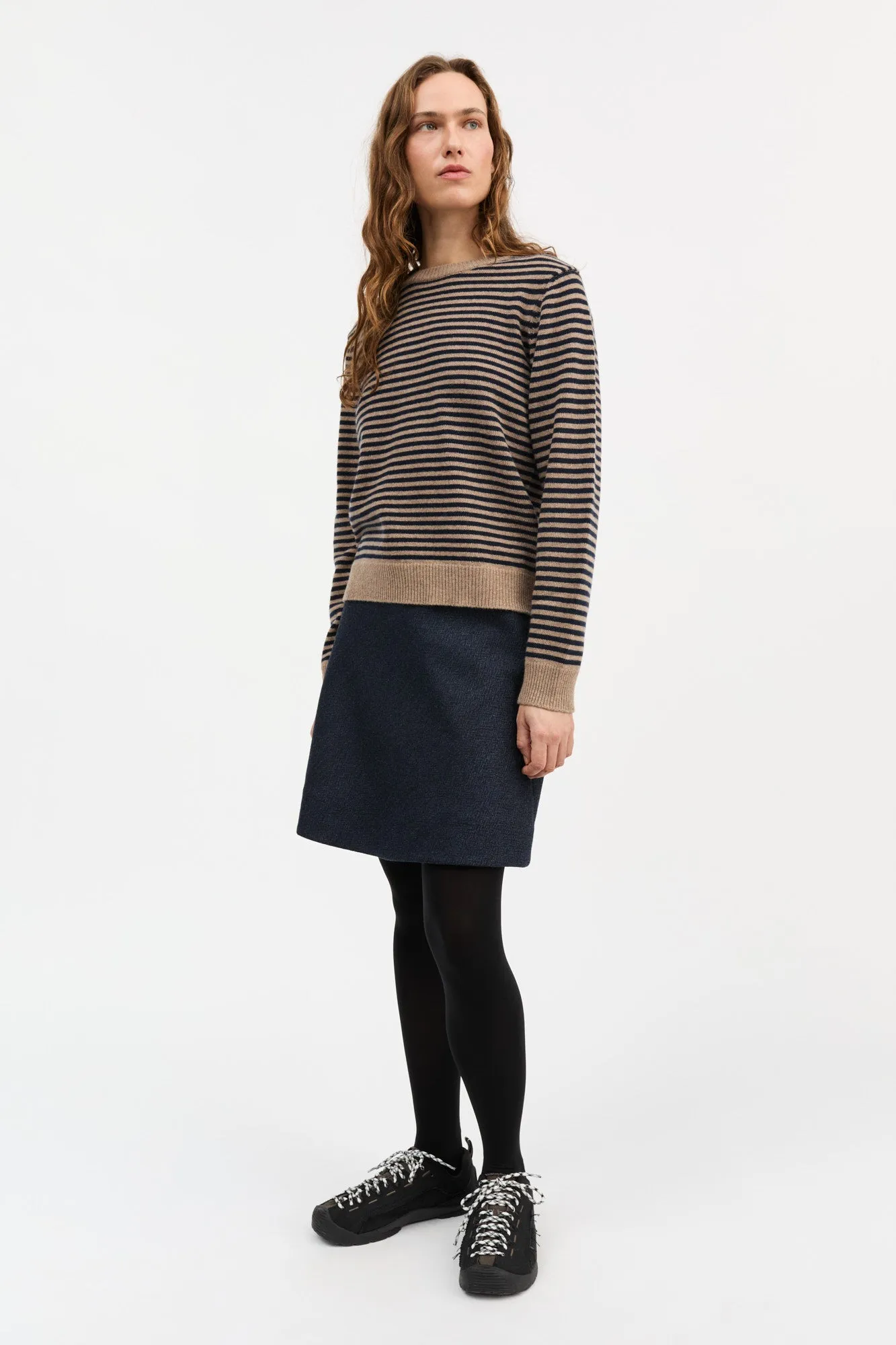 Cameron jumper - Brown/Navy stripe sold by Skall Studio product image thumbnail 3