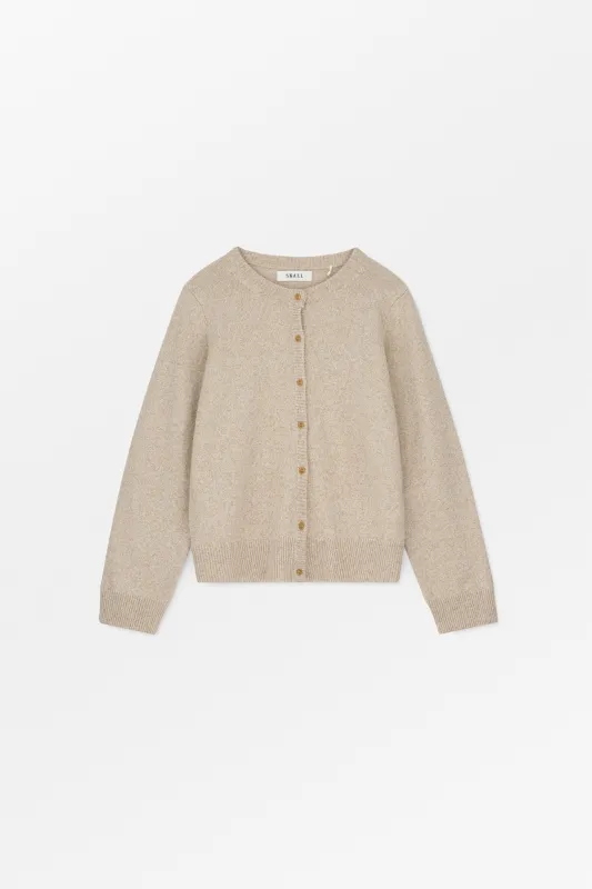 Senna cardigan - Beige mouliné made by Skall Studio
