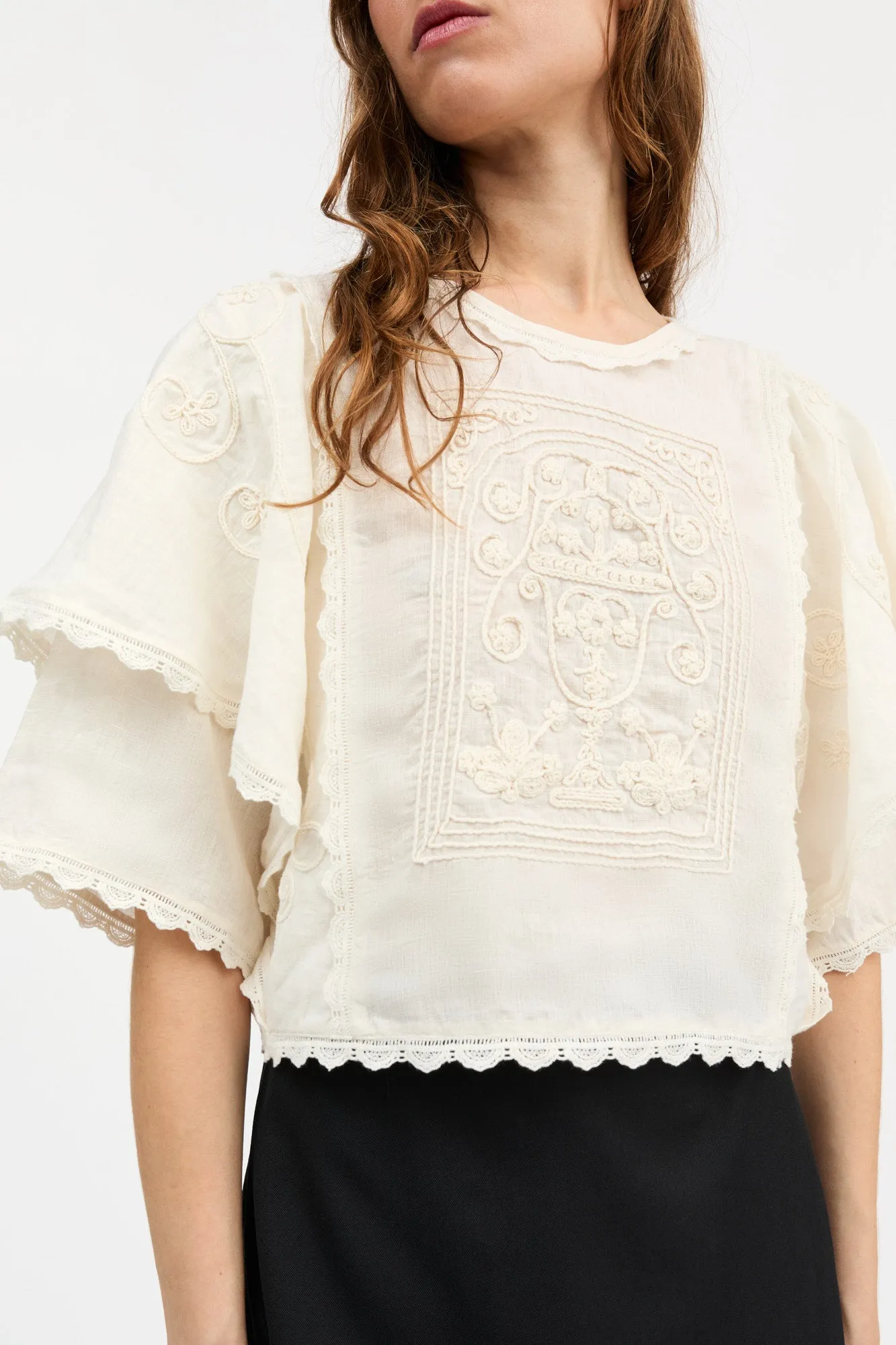 Jardin top - Ecru sold by Skall Studio product image thumbnail 2