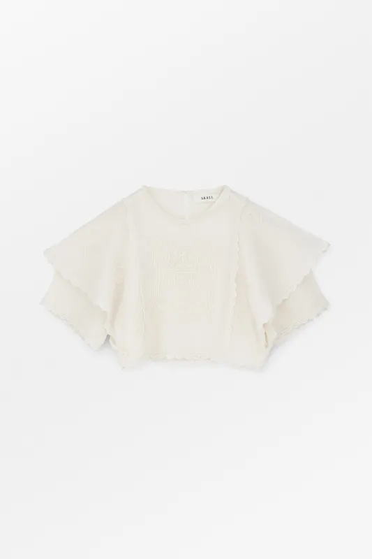 Jardin top - Ecru sold by Skall Studio