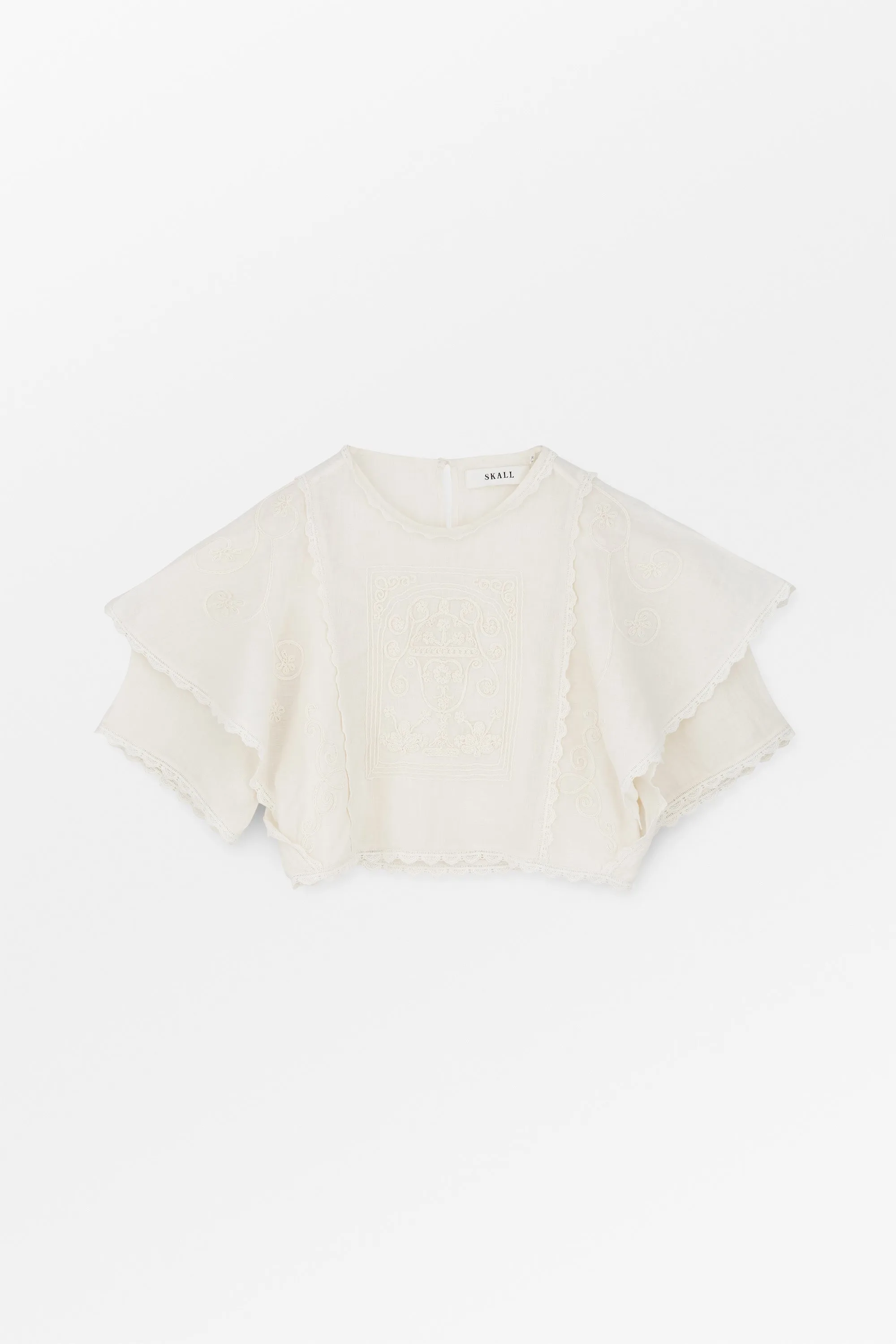 Jardin top - Ecru sold by Skall Studio