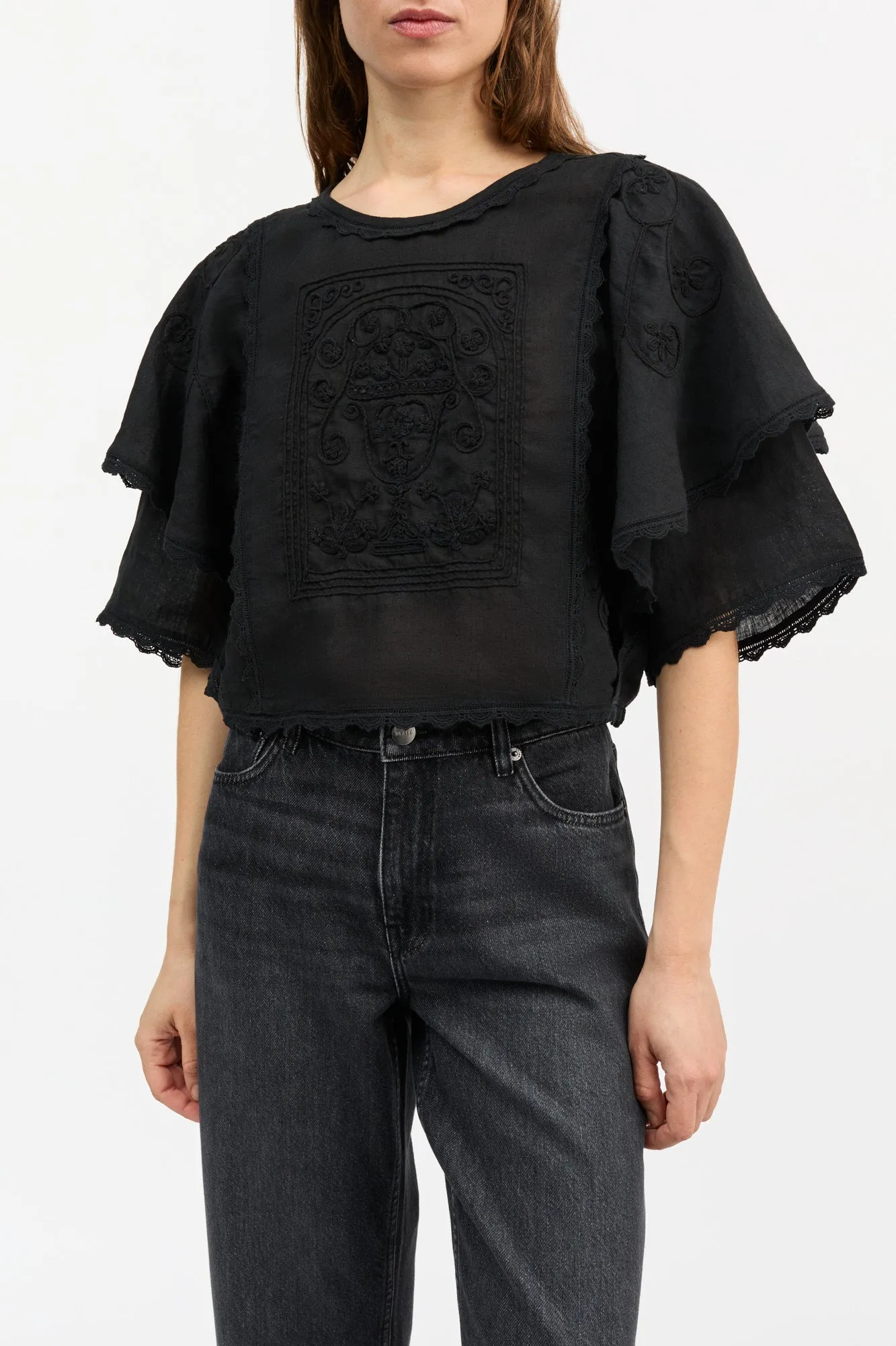 Jardin top - Black sold by Skall Studio product image thumbnail 2