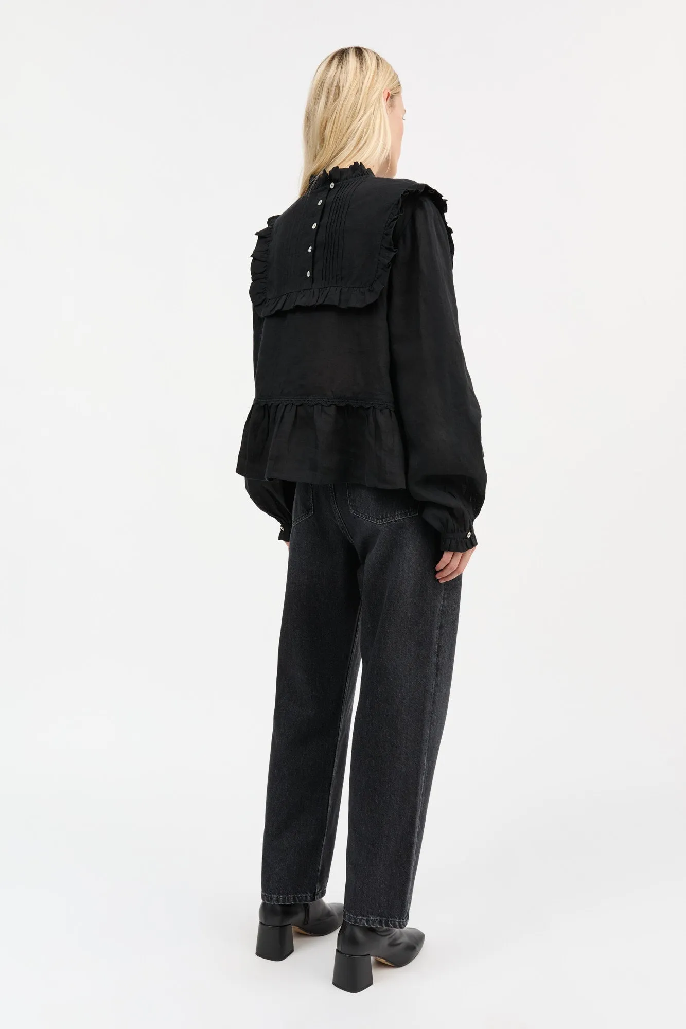 Jardin blouse - Black sold by Skall Studio product image thumbnail 4