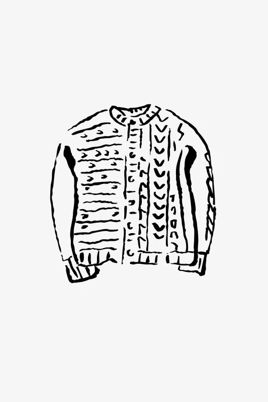 Ingeborg Cardigan Knitting Pattern made by Skall Studio