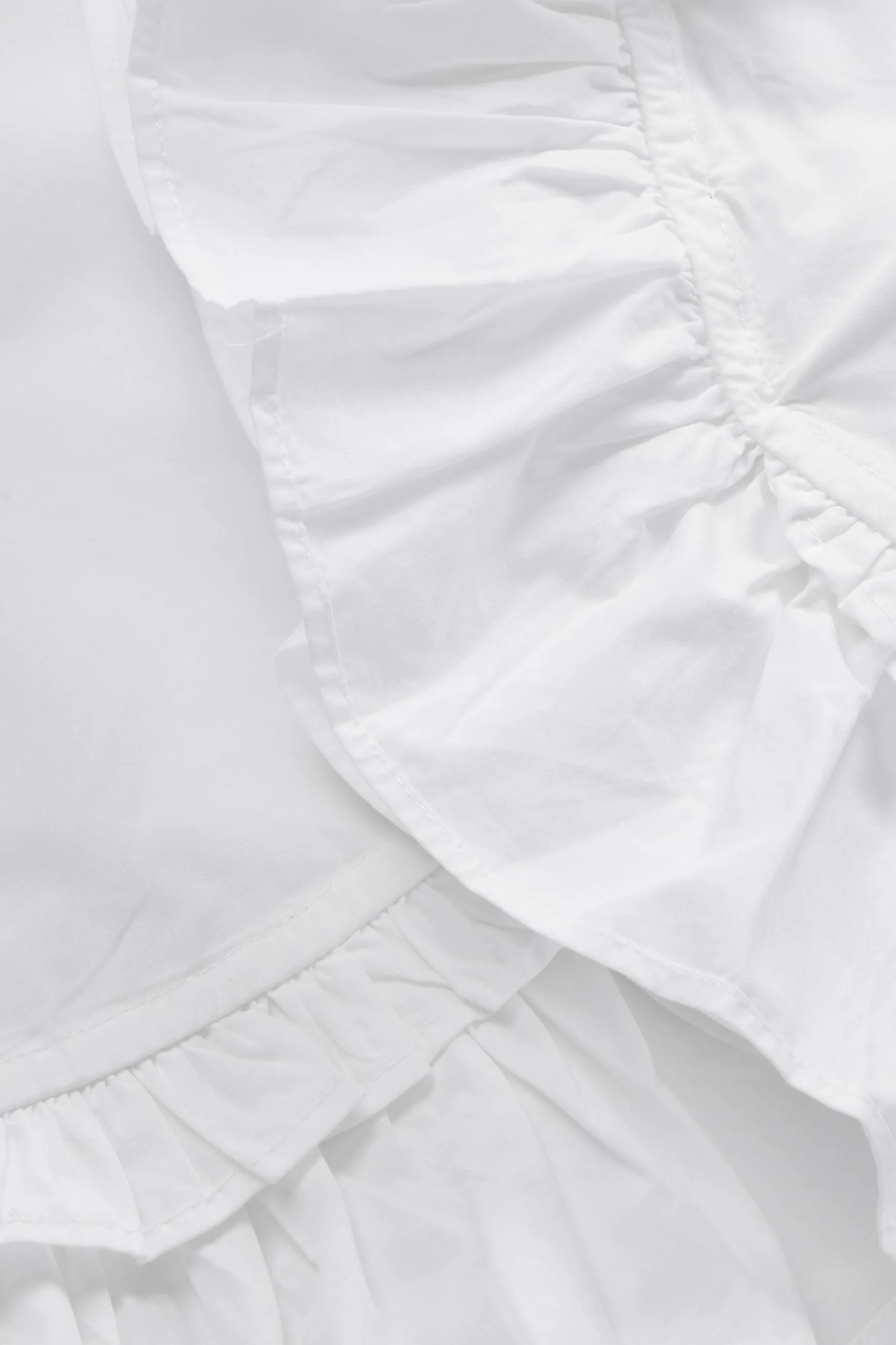 Rimini flounce blouse - Optic white sold by Skall Studio product image thumbnail 5