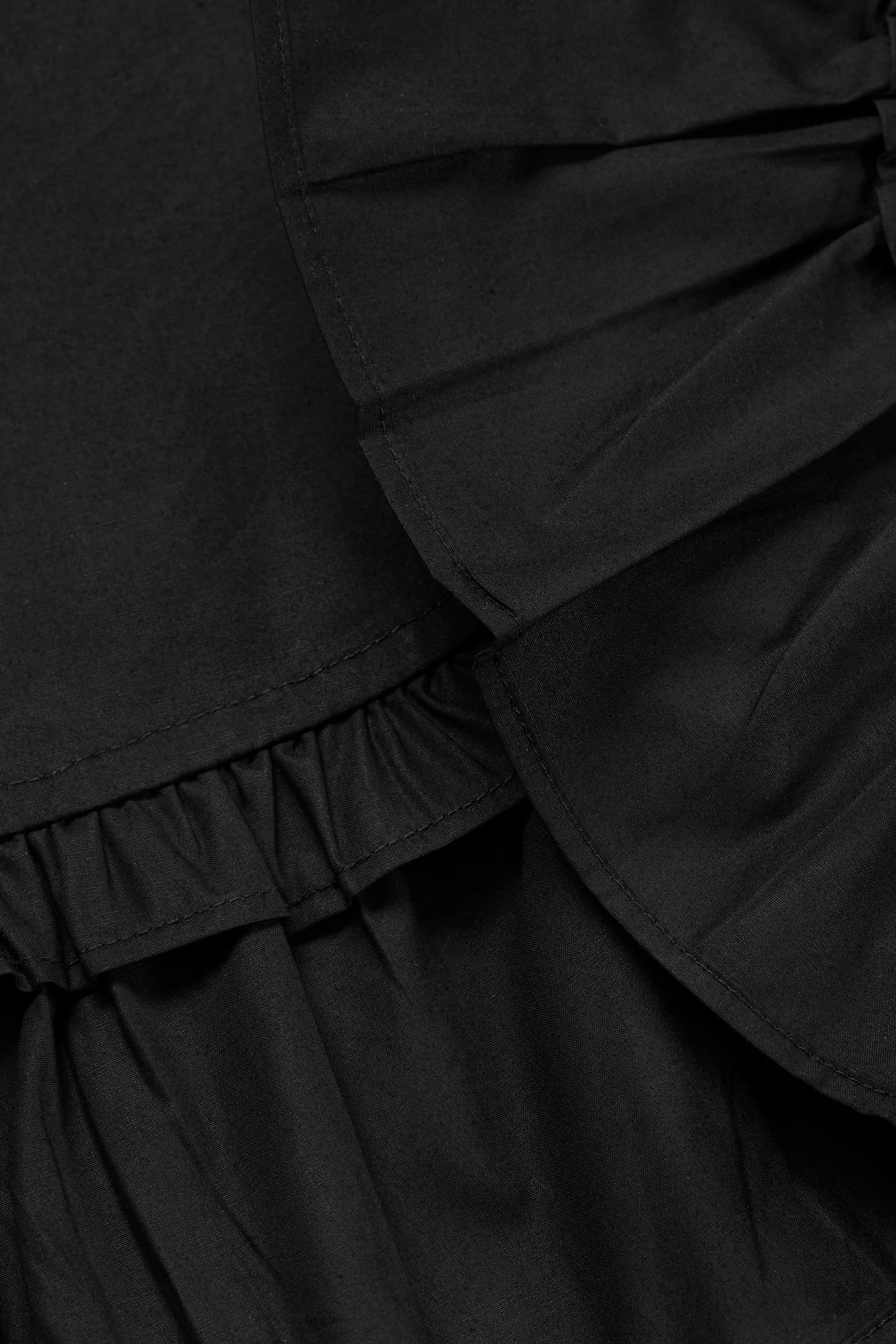 Rimini flounce blouse - Black sold by Skall Studio product image thumbnail 5