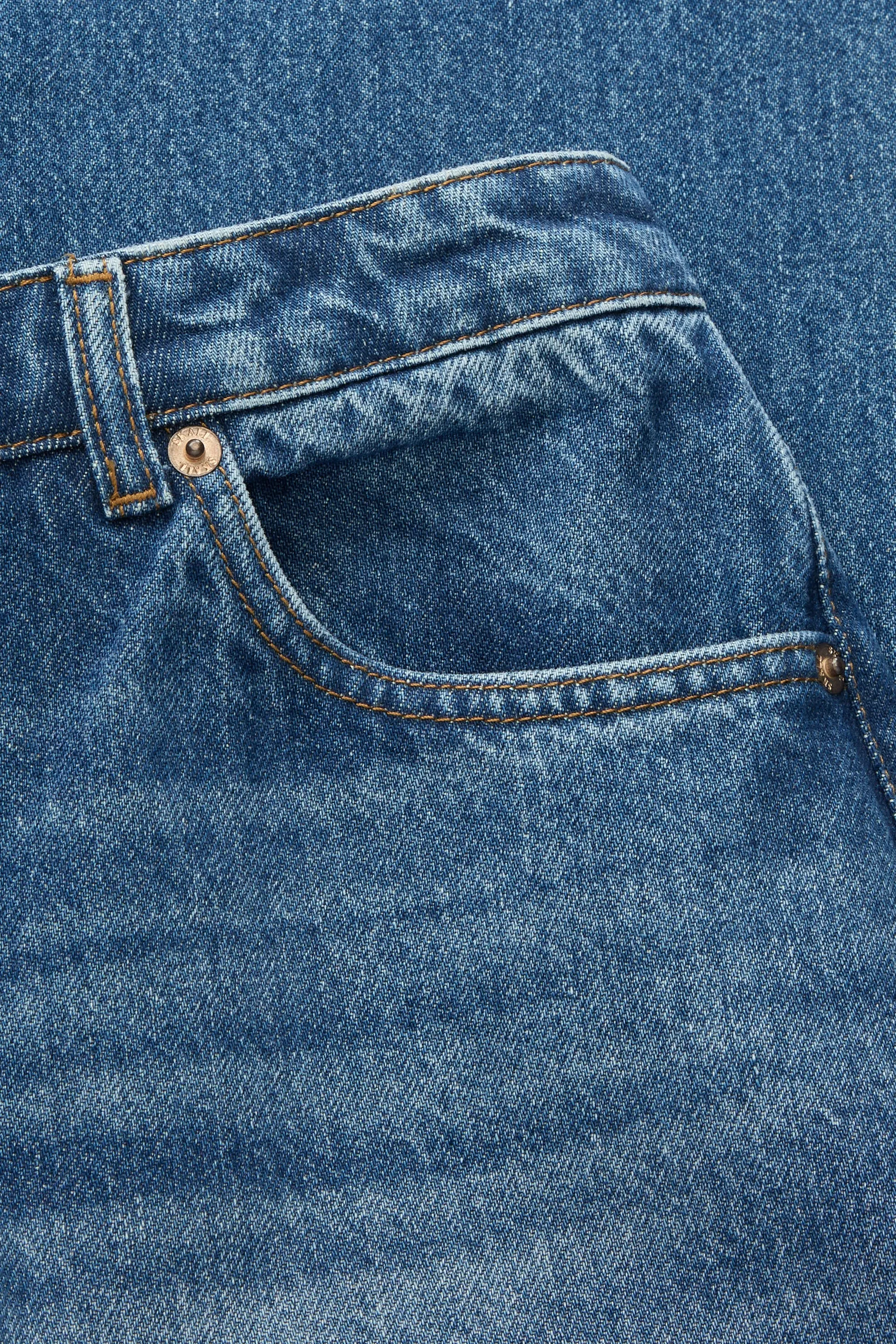 Maddy straight jeans - Vintage washed blue sold by Skall Studio product image thumbnail 5