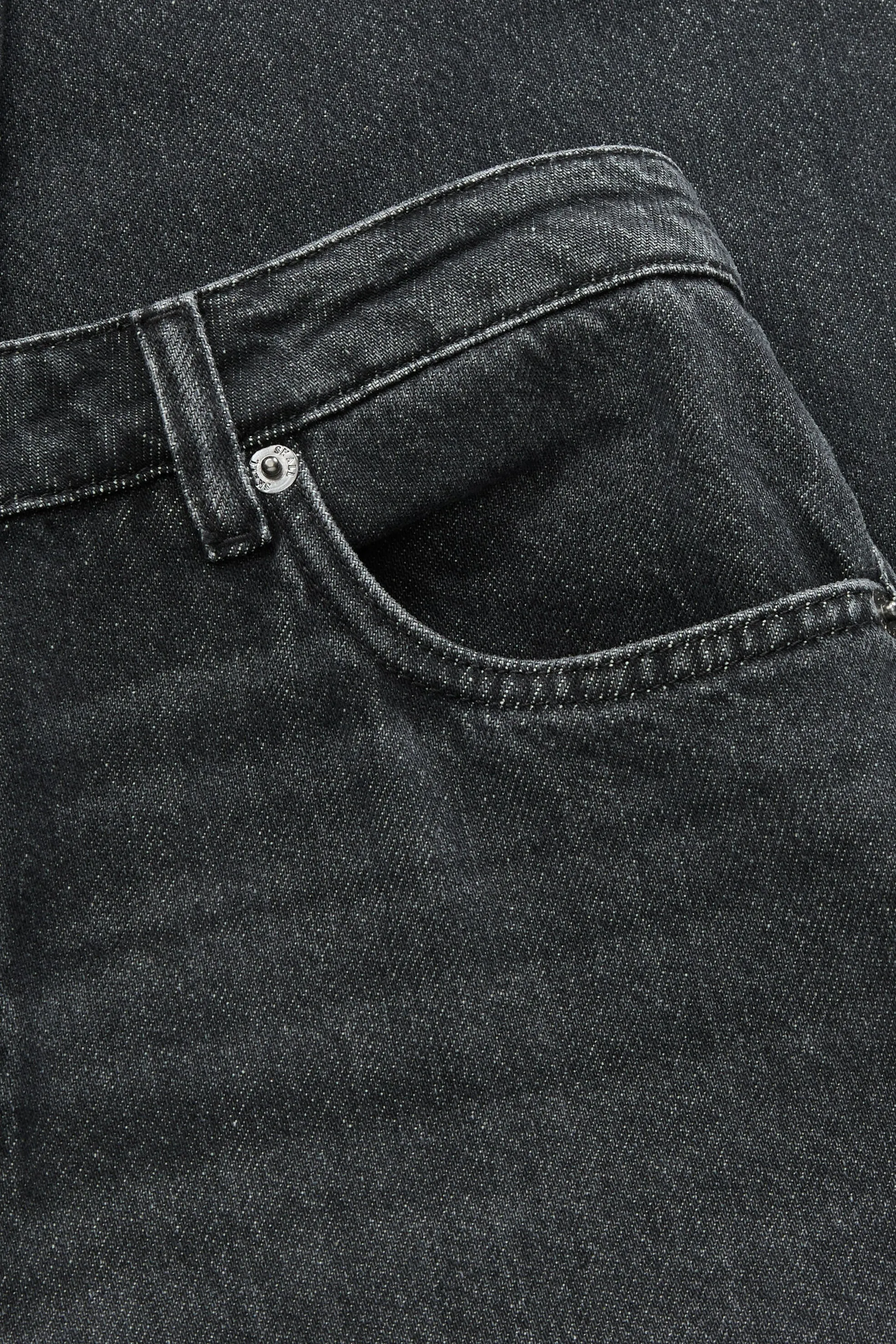 Allison cropped jeans - Vintage washed black sold by Skall Studio product image thumbnail 5