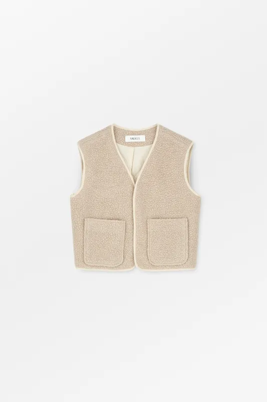 Birley vest - Ecru sold by Skall Studio
