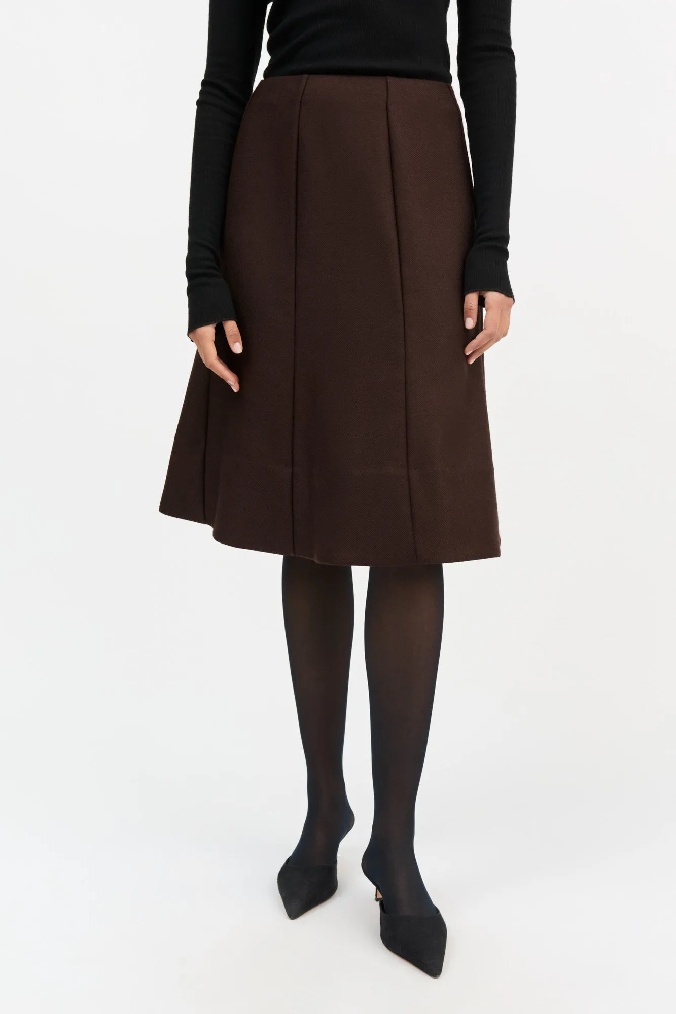 Eva skirt - Dark brown sold by Skall Studio product image thumbnail 2