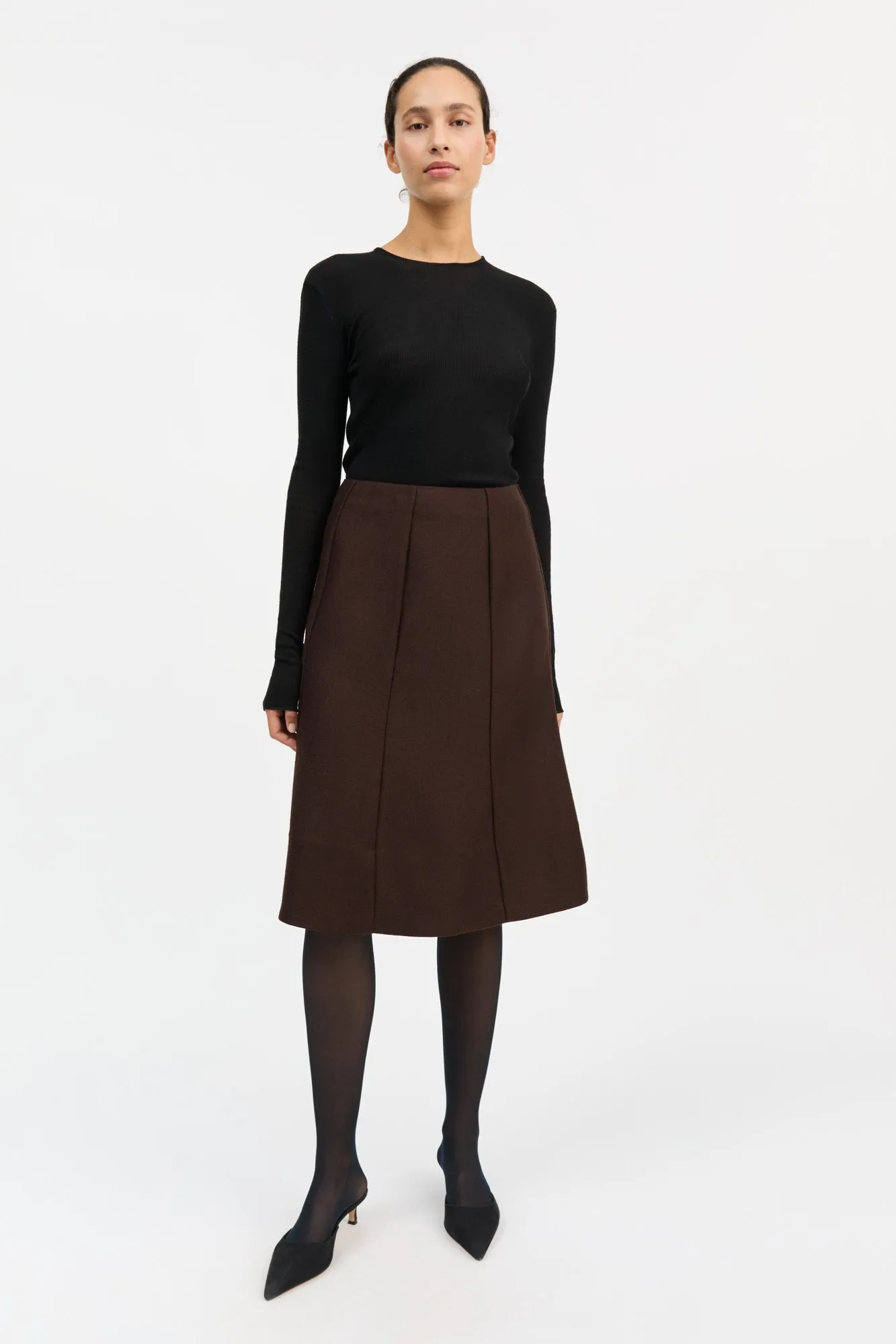 Eva skirt - Dark brown sold by Skall Studio product image thumbnail 3