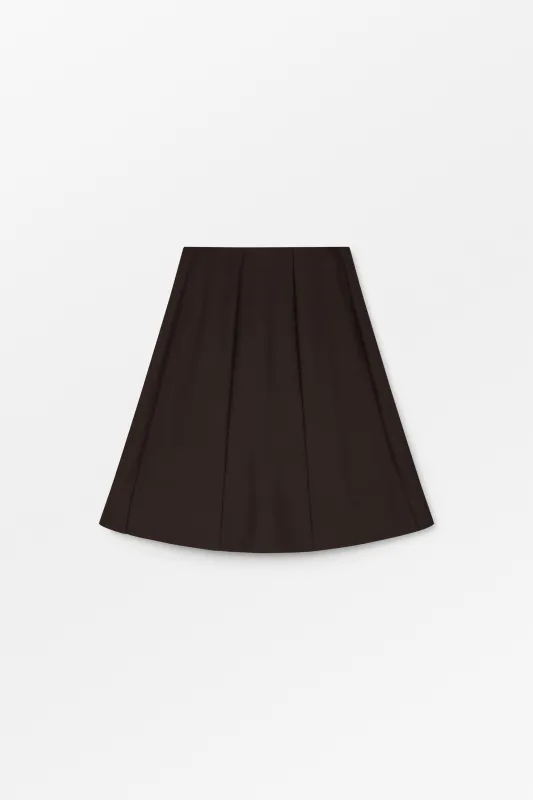 Eva skirt - Dark brown made by Skall Studio